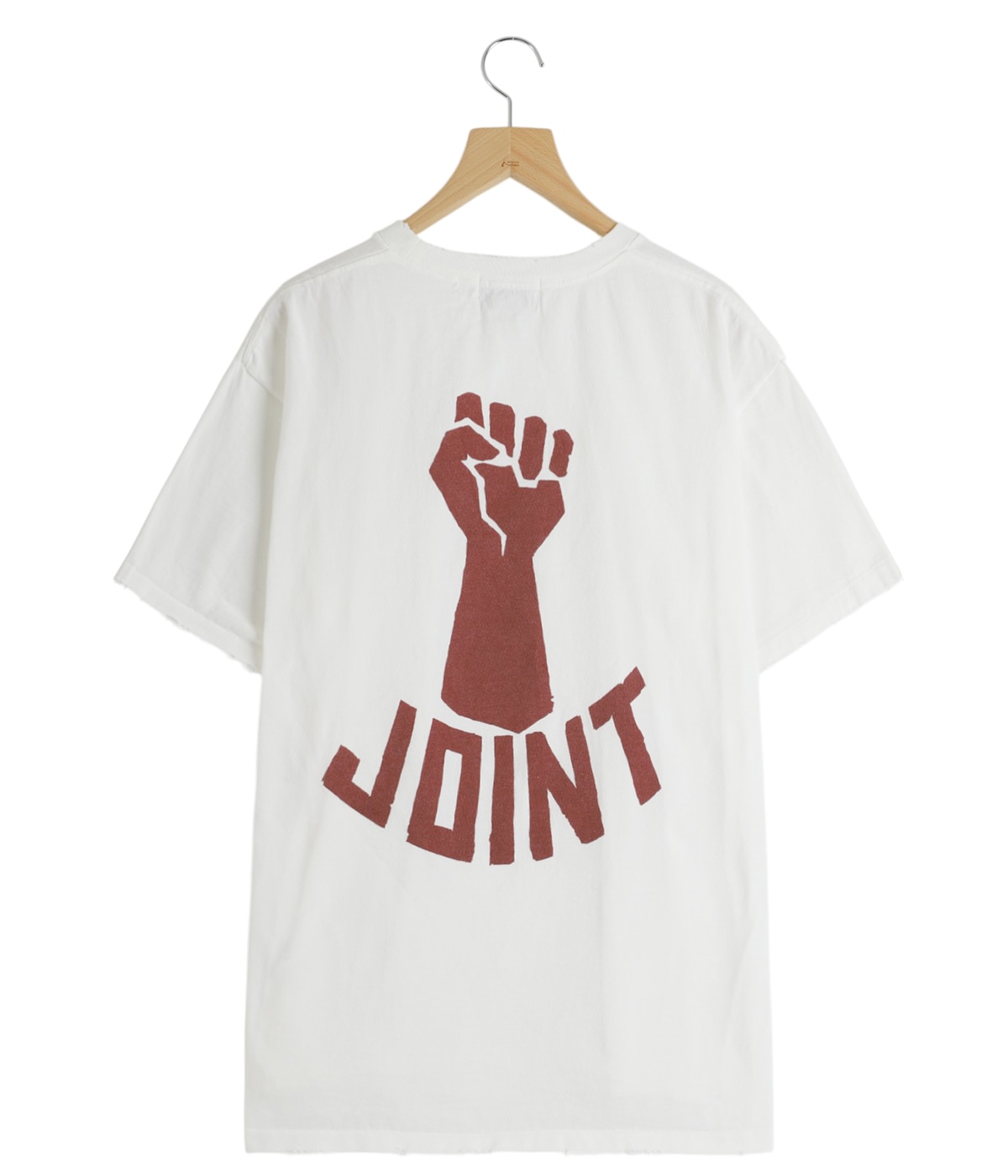BOWWOW／骨Tシャツ BOWWOW - BOW WOW バウワウ JOINT TEE(BW251-JT)WHITE DAMAGED