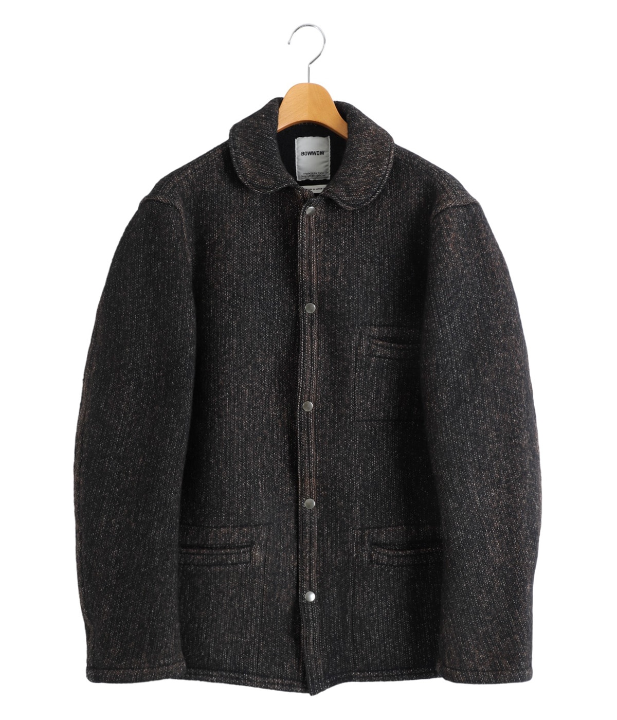 ジャケット・アウター BOWWOW leatherwovenchorecoat BOW WOW】 11/4(Sat) Release LEATHER WOVEN CHORE COAT ¥118,800-tax