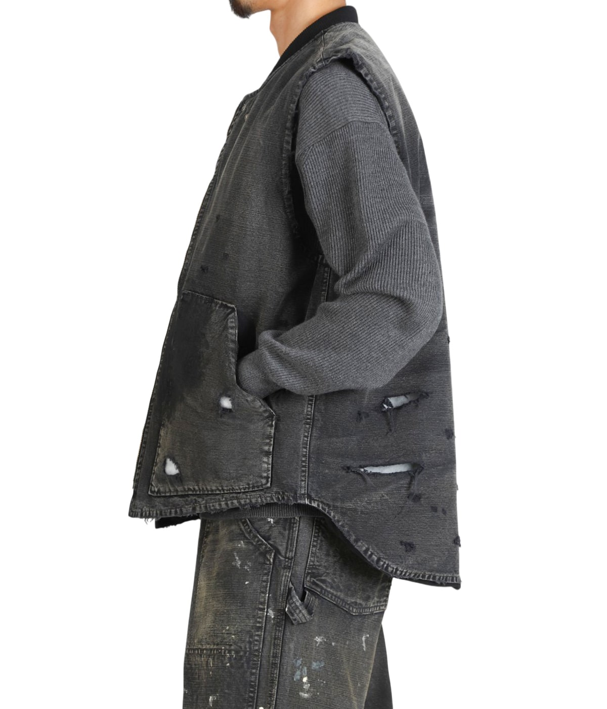 DUCK VEST AGED | BOW WOW(バウワウ) / トップス ベスト (メンズ)の