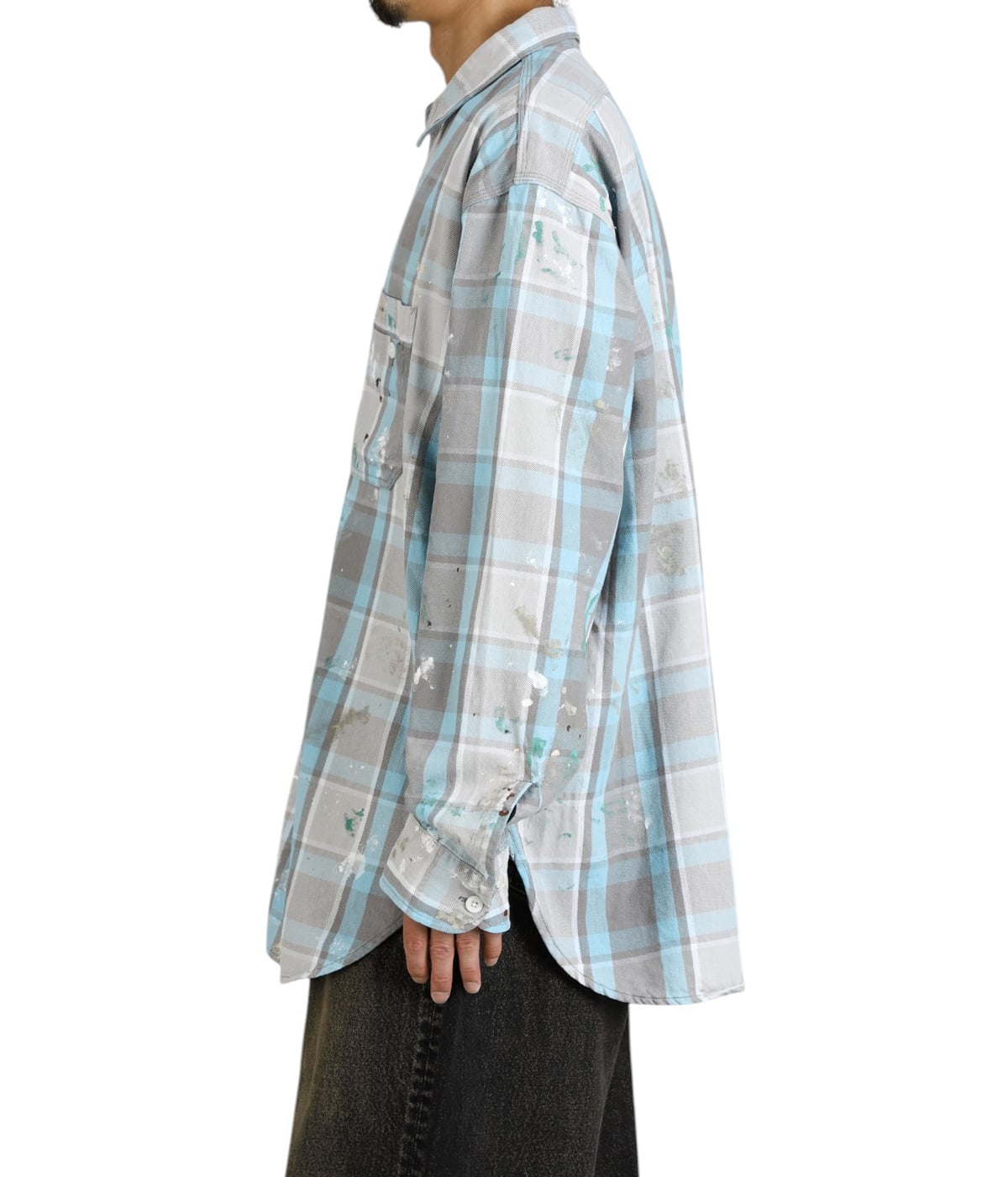 PAINTERS PAINT STAINED FLANNEL SHIRT | BOW WOW(バウワウ