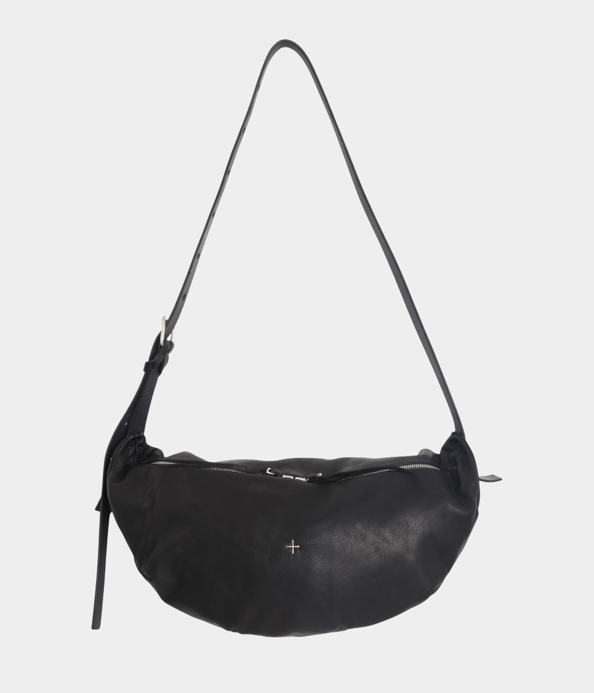 medium zig zag belt bag w/silver crosses | m.a+(エムエークロス