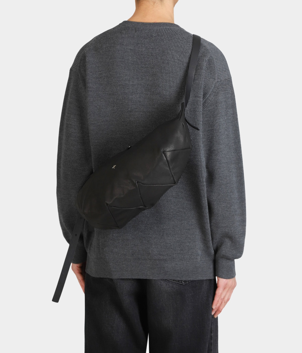 medium zig zag belt bag w/silver crosses | m.a+(エムエークロス