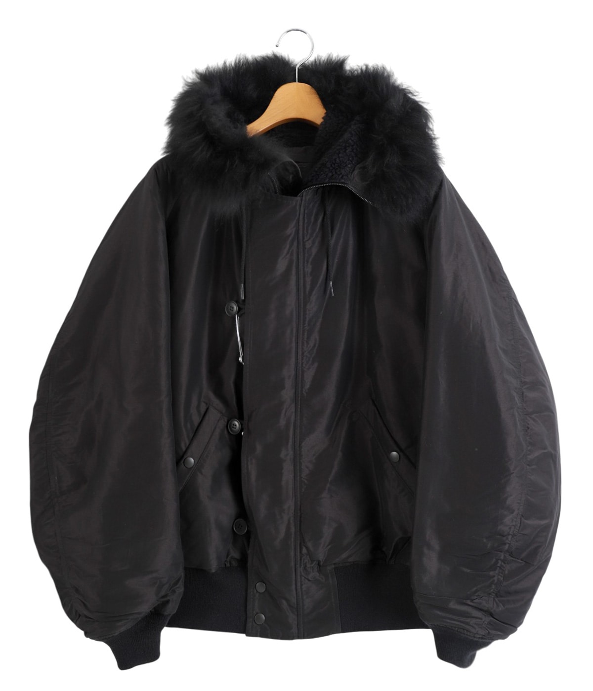 コットンシルク ミリタリーフーデッドジャケット | COMOLI(コモリ