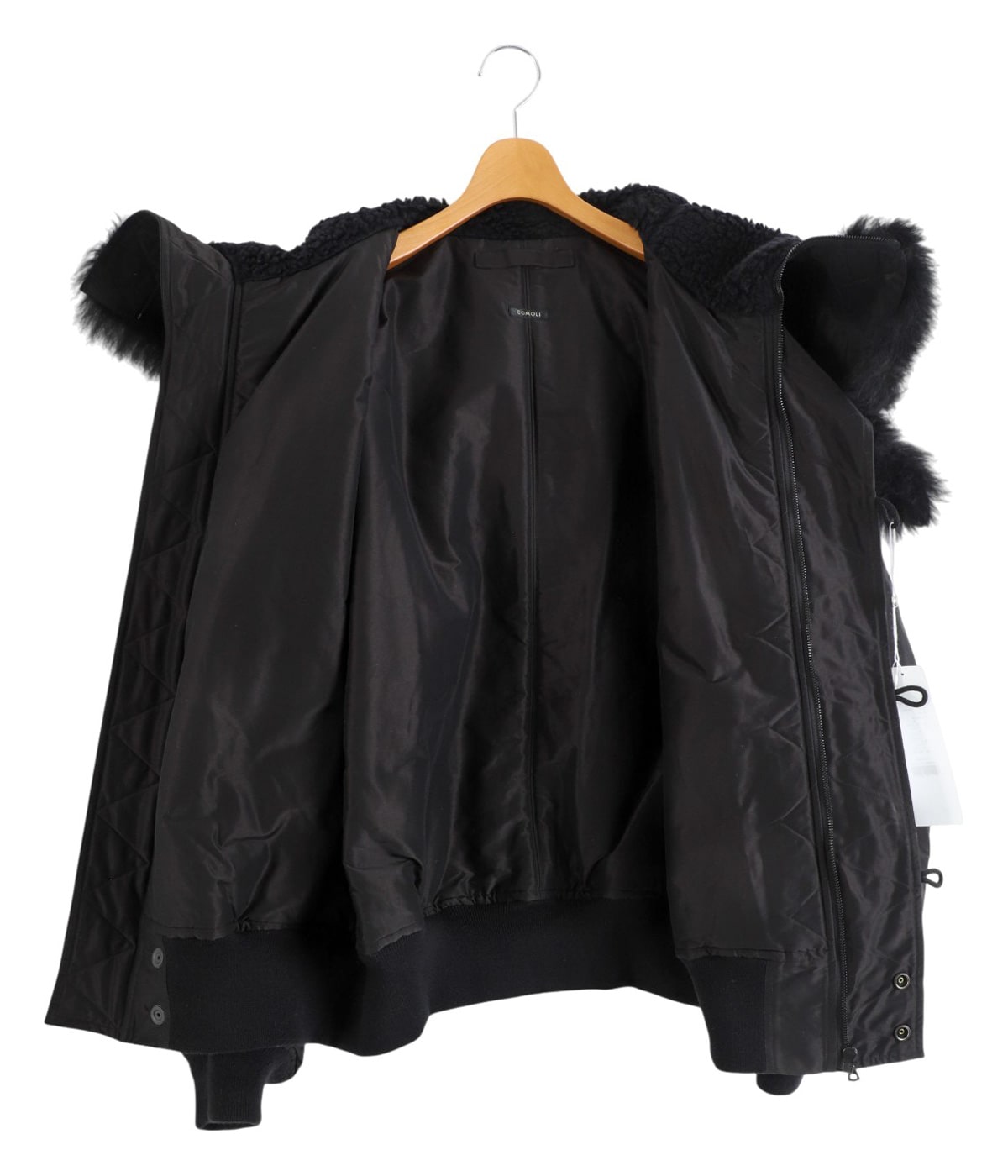 コットンシルク ミリタリーフーデッドジャケット | COMOLI(コモリ