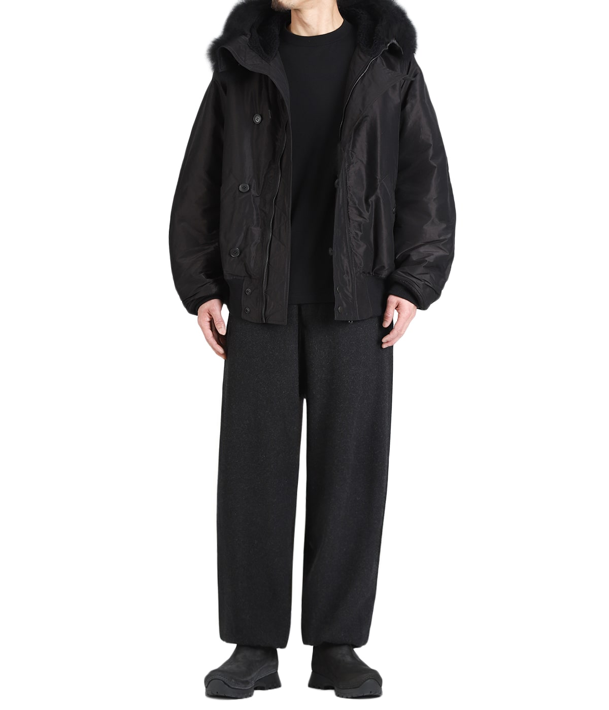 comoli コモリ　コットンシルクミリタリージャケット comoli コモリ コットンシルクミリタリージャケット COMOLI (コモリ