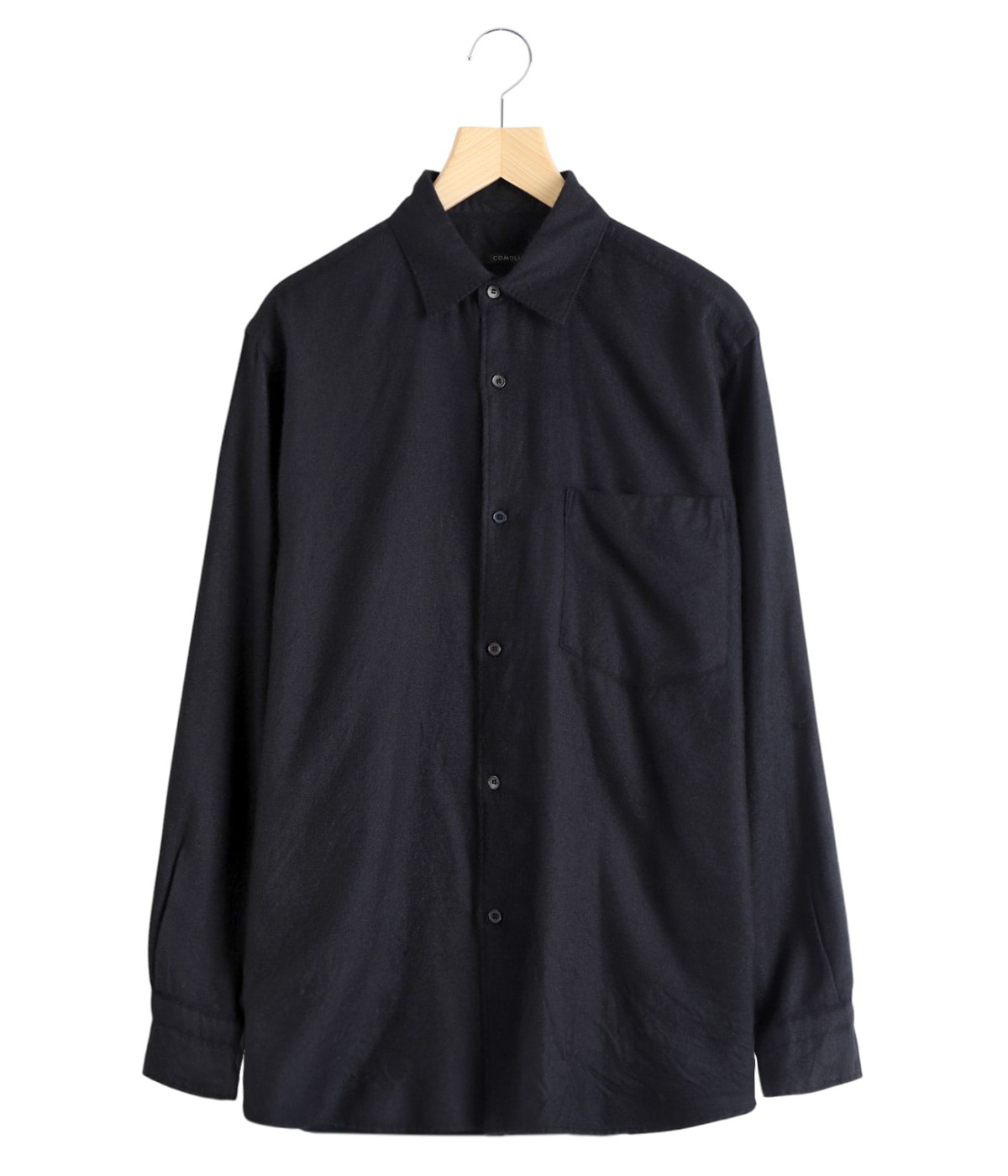 カシミヤシルク 製品染シャツ | COMOLI(コモリ) / トップス 長袖シャツ