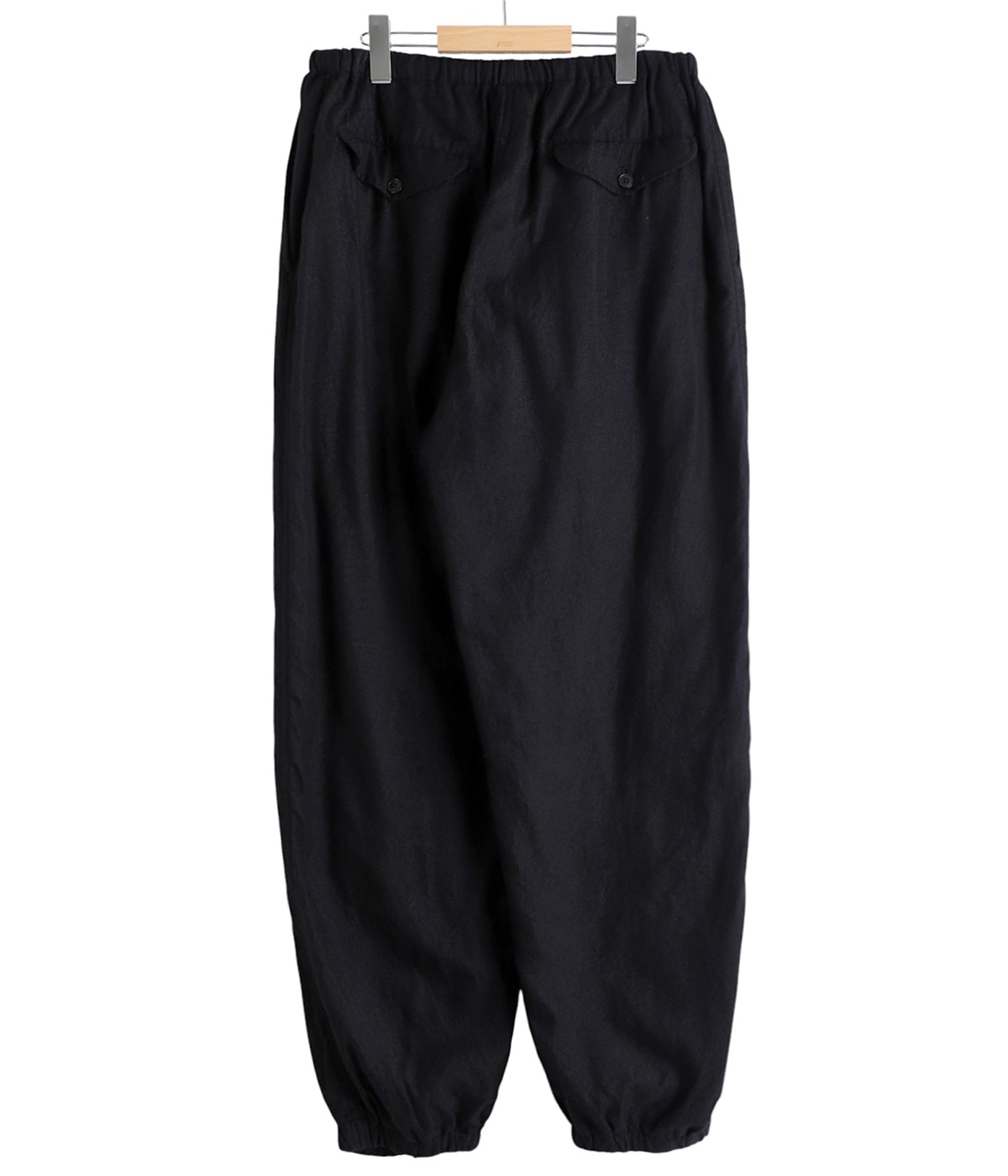 カシミヤシルク 製品染ドローストリングパンツ | COMOLI(コモリ