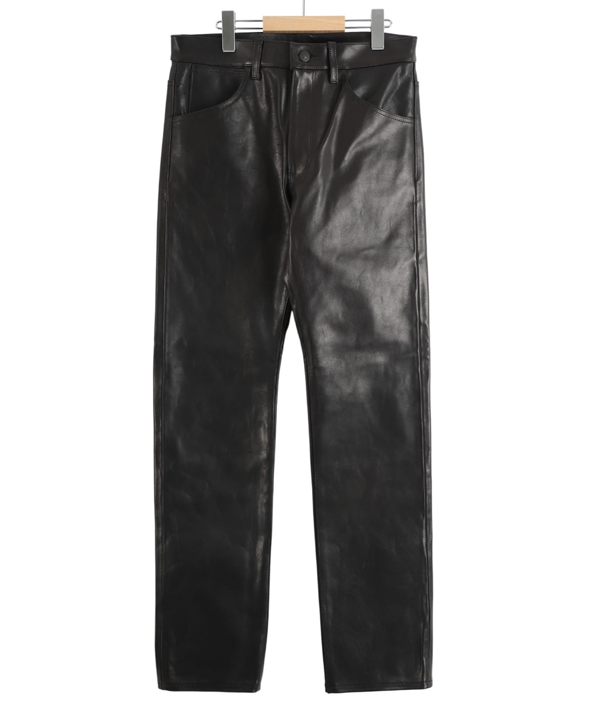 comoli 22AW レザーパンツ comoli 22AW ホースレザーライダーパンツ