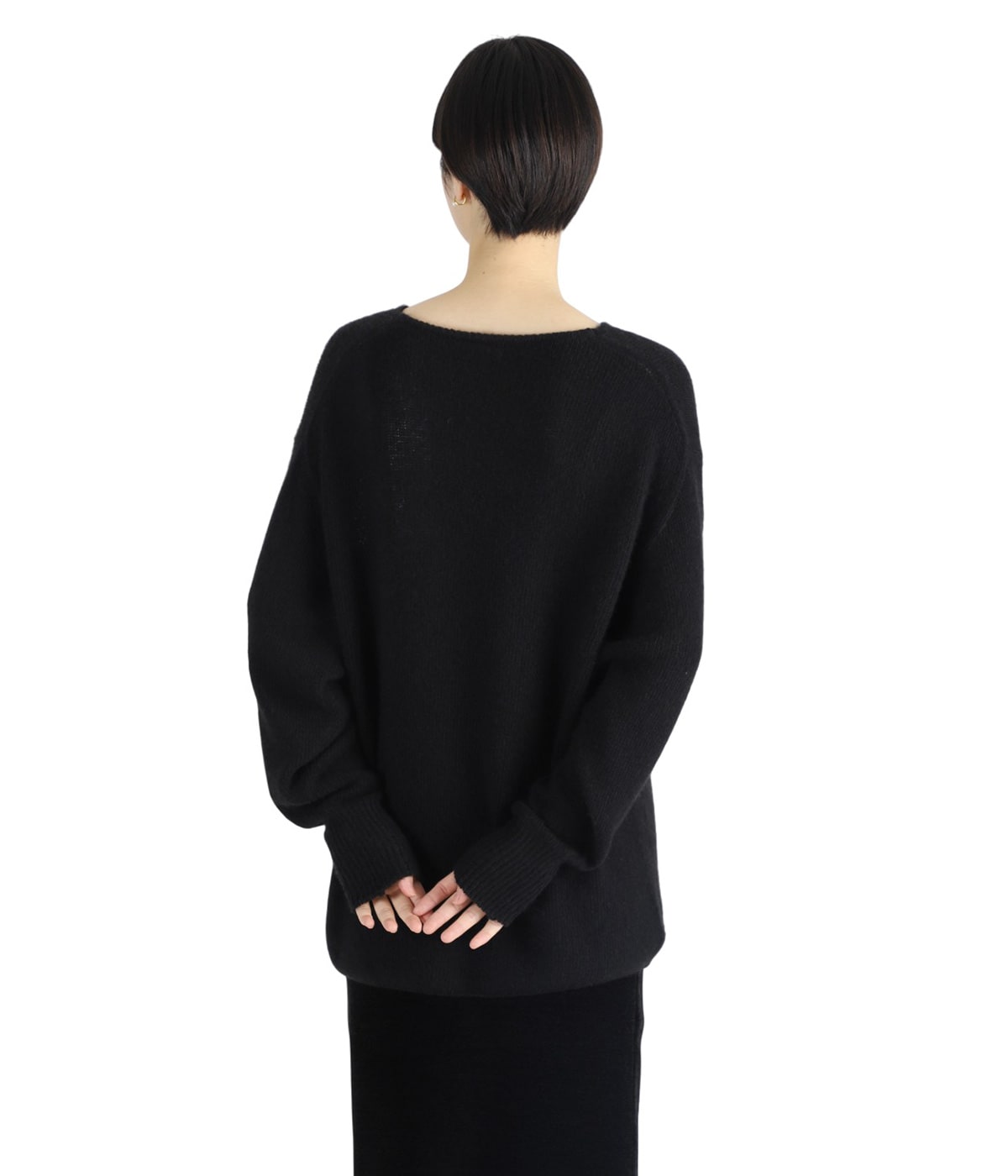 レディース】カシミヤ製品染 Vネックニット | COMOLI(コモリ