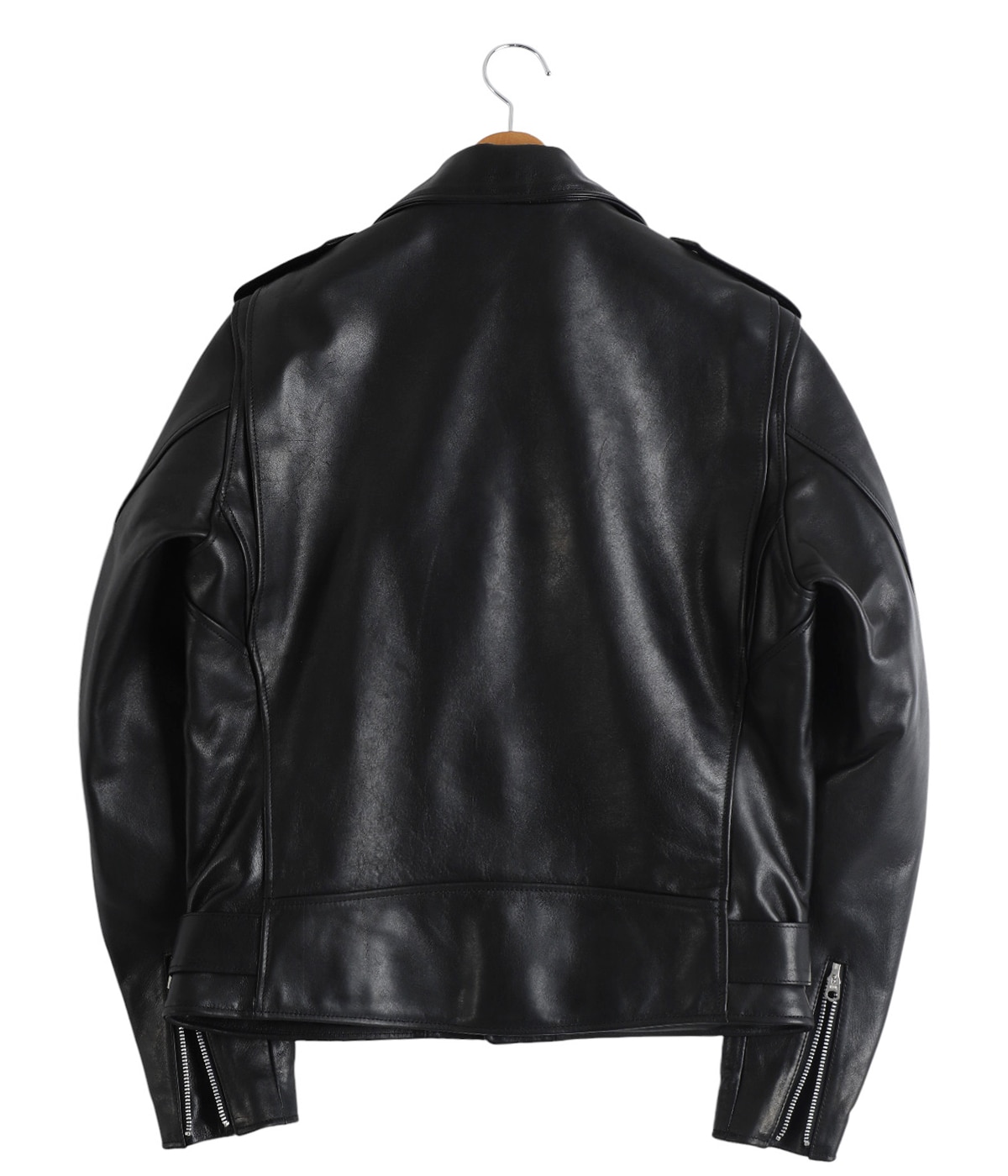 Maison MIHARA YASUHIRO HORSE LEATHER DOUBLE ZIP JACKET