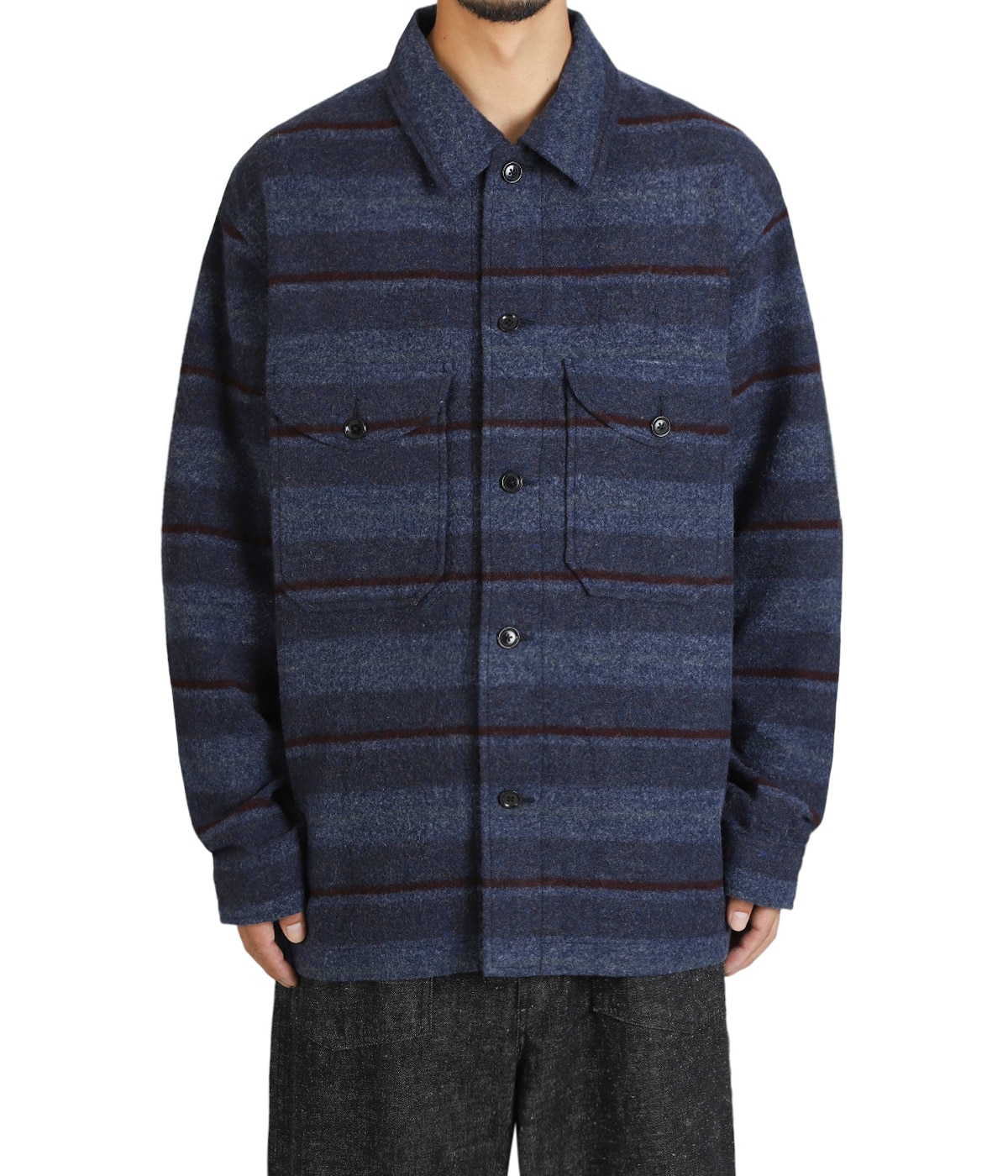 Maison MIHARA YASUHIRO WOOL BLANKET SHIRTS MMY | MASSES(マシス