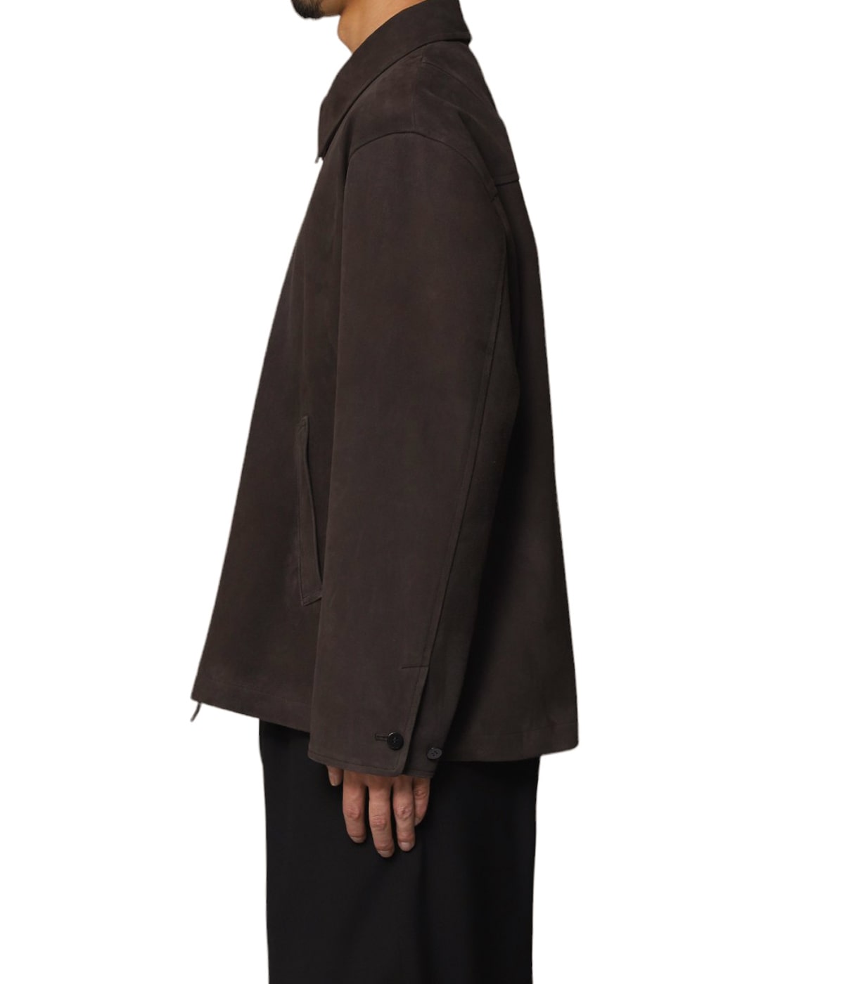 ジャケット・アウター cale suede leather blouson brown Suede leather blouson | Cale(カル) / アウター レザー