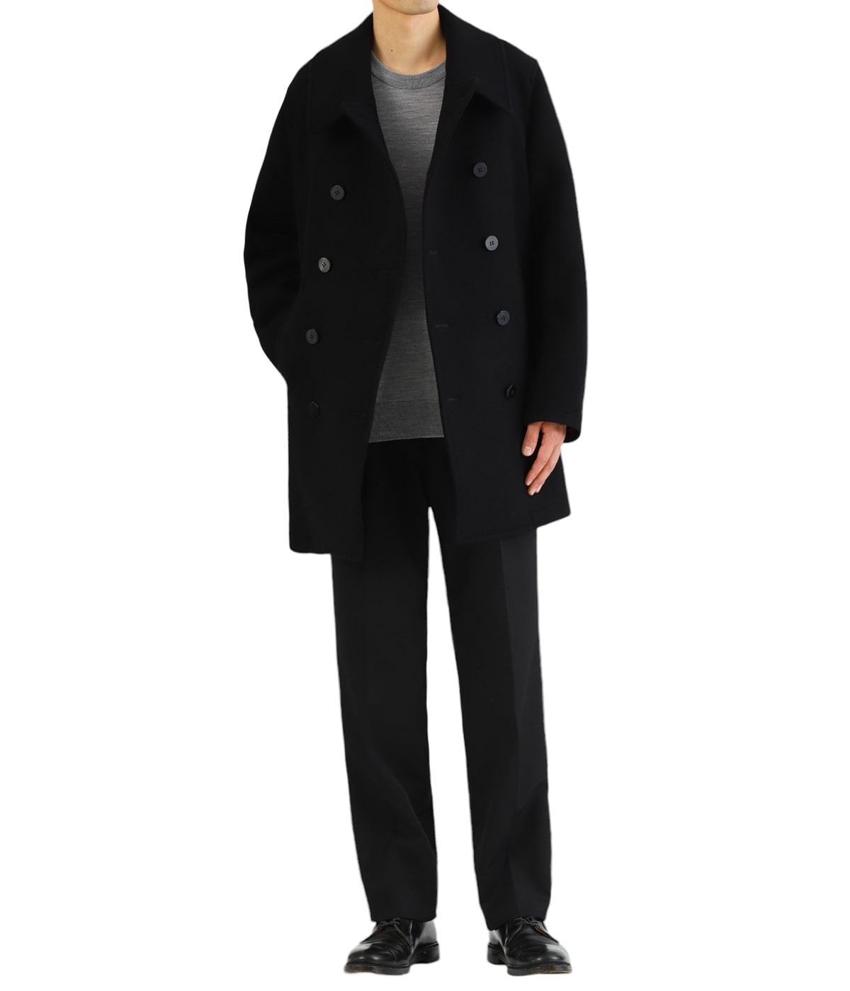Calee Thunder Craft ピーコート M ブラック Calee Thunder Craft ピーコート M ブラック Calee Thunder