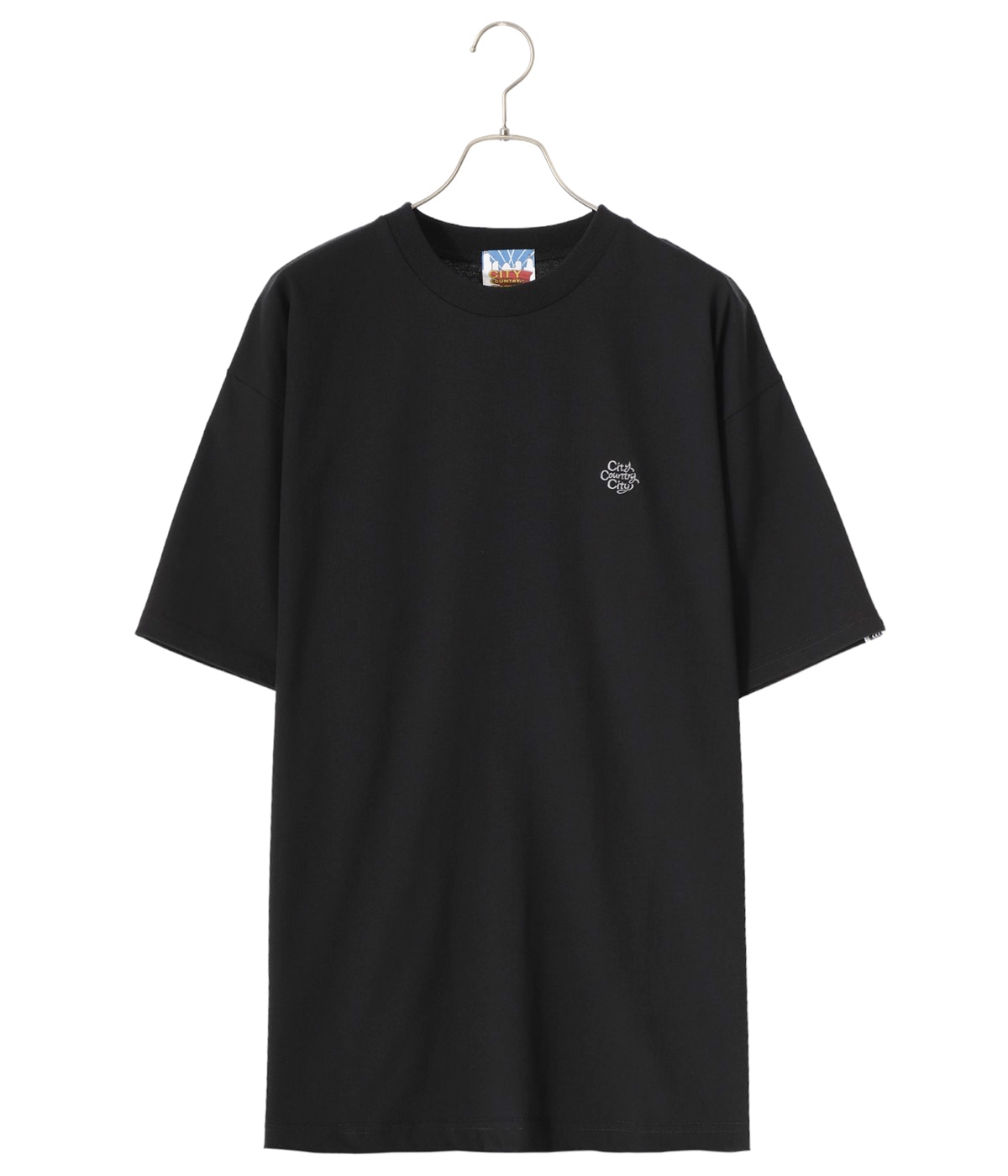 Embroidered Logo Cotton T-shirt_Park | CITY COUNTRY CITY