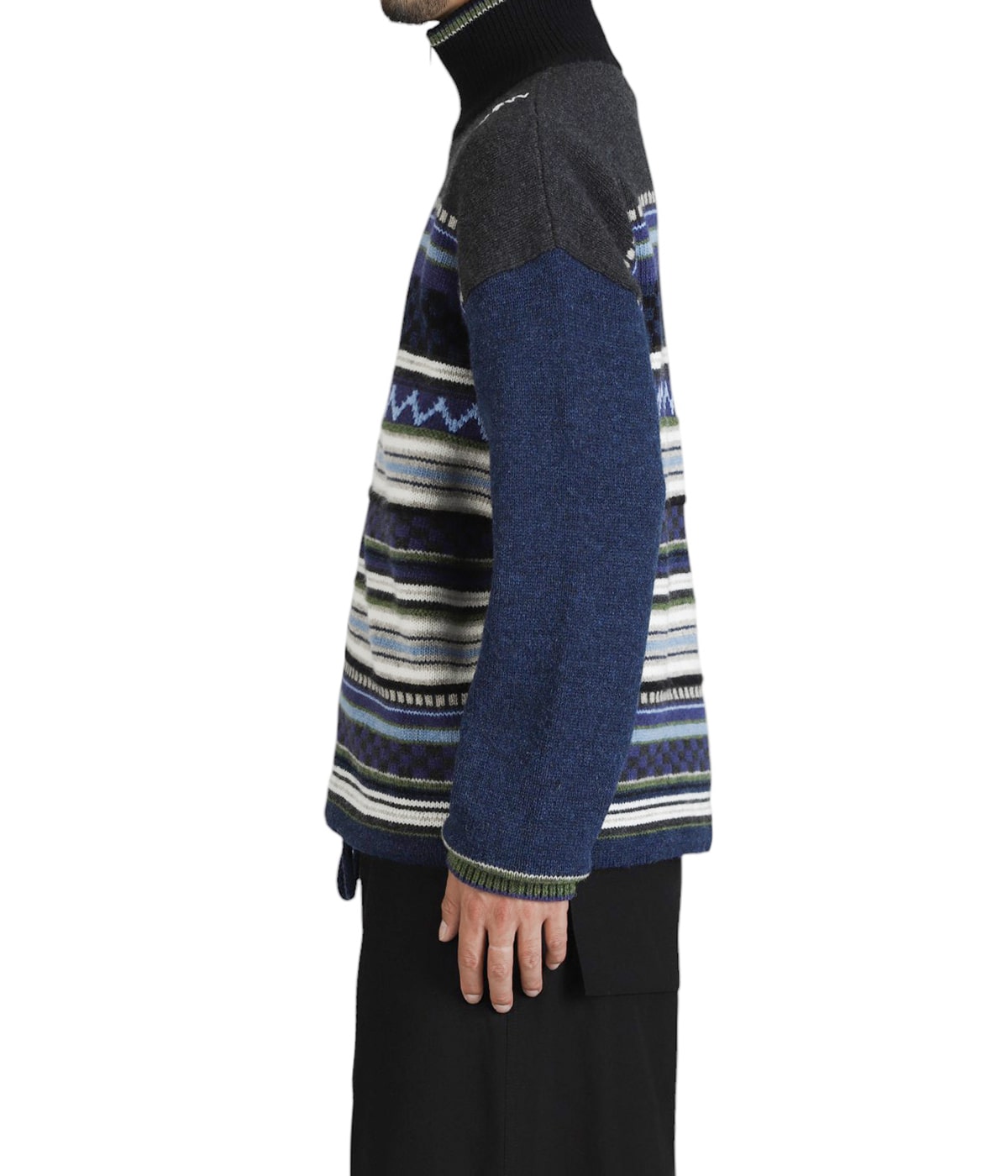 新品　MARNI ダメージ　ニット　カーディガン　メンズ　マルニ　シャツ　ウール MARNI（マルニ）コットンダメージニットカーディガン CDMG0136Q0