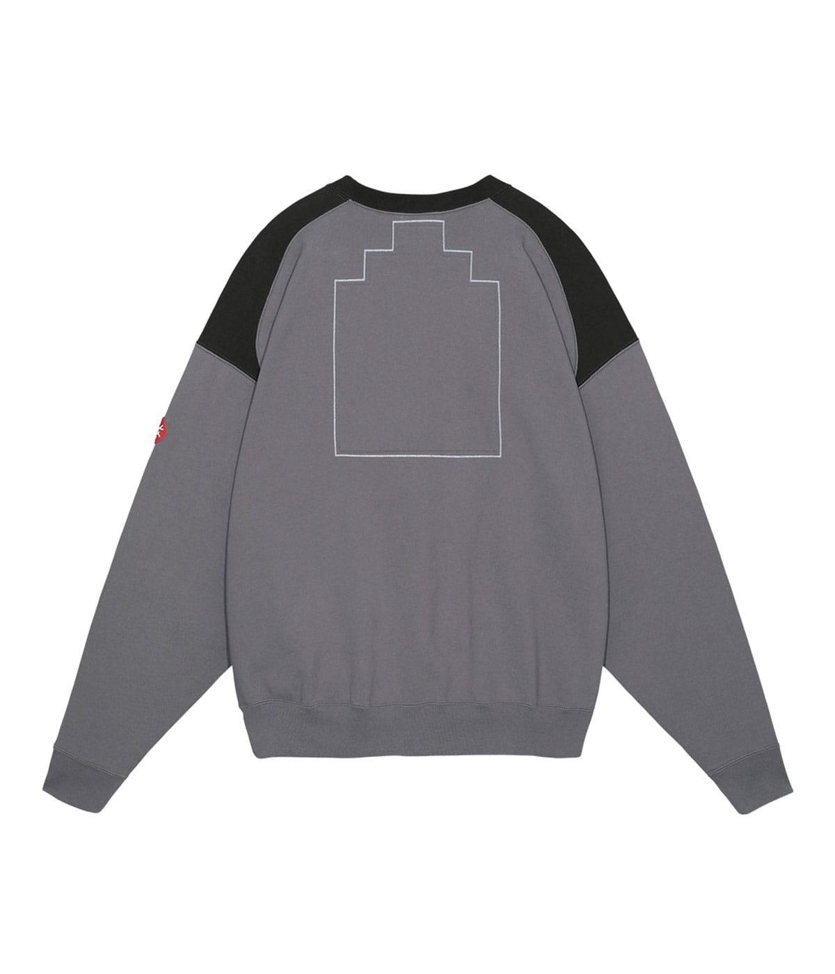 PANEL SHOULDER CREW NECK CHARCOAL | C.E(シーイー) / トップス