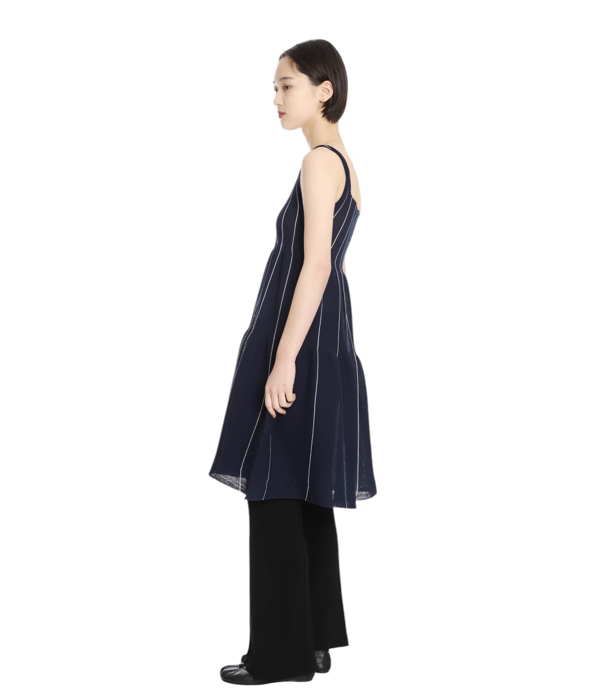 CFCL シーエフシーエル ティアードドレス ミニ丈 CFCL】CASCADES SLEEVELESS TIERED MINI DRESS | idealclasse