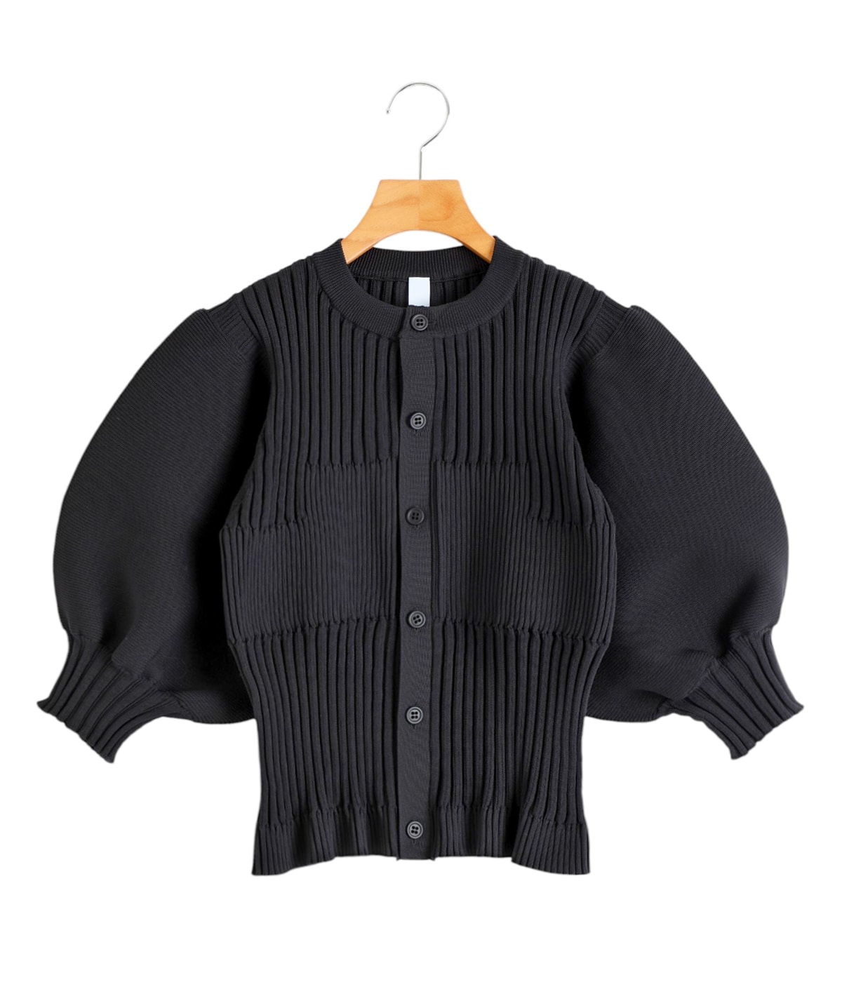 レディース】FLUTED SHORT PUFF SLEEVE CARDIGAN | CFCL