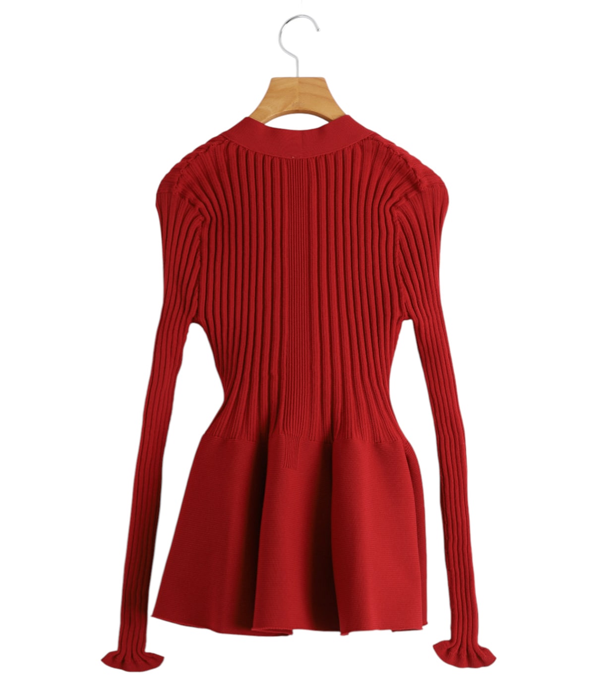 シーエフシーエル CFCL Pottery Cardigan ペプラム カーディガン 1 ボルドー CF006KE214RHM レディース シーエフシーエル CFCL Pottery Cardigan ペプラム カーディガン