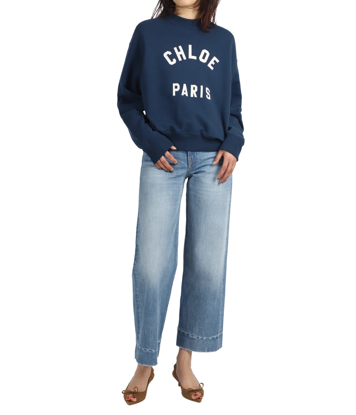 Chloe クロエ ポケット デニムパンツ size36/青 □□◎レディース