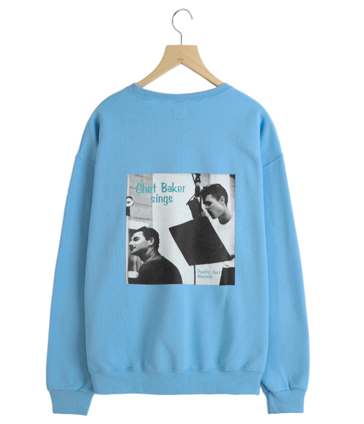 人気【WACKOMARIA】CHET BAKER / SWEAT SHIRT TIGHT / CHET BAKER / CREW NECK SWEAT SHIRT ( TYPE-2 )（GRAY）