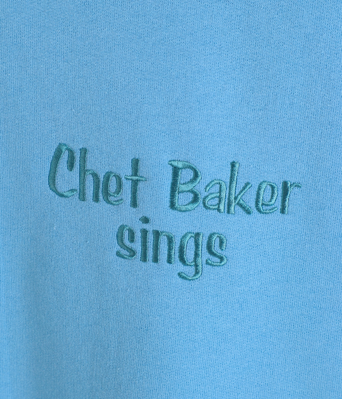 WACKO MARIA CHET BAKER スウェット BLUE WACKO MARIA/CHET BAKER / SWEAT SHIRT（BLUE）［クルーネック