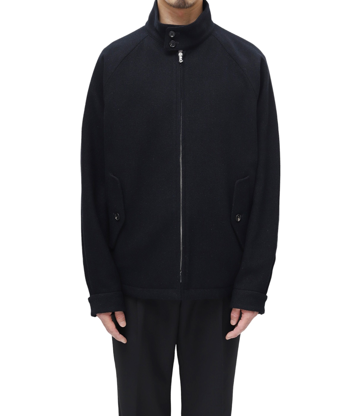 The CLASIK ハリントンジャケット ブラック THE CLASIK : HARRINGTON JACKET | Unlimited -lounge- BLOG