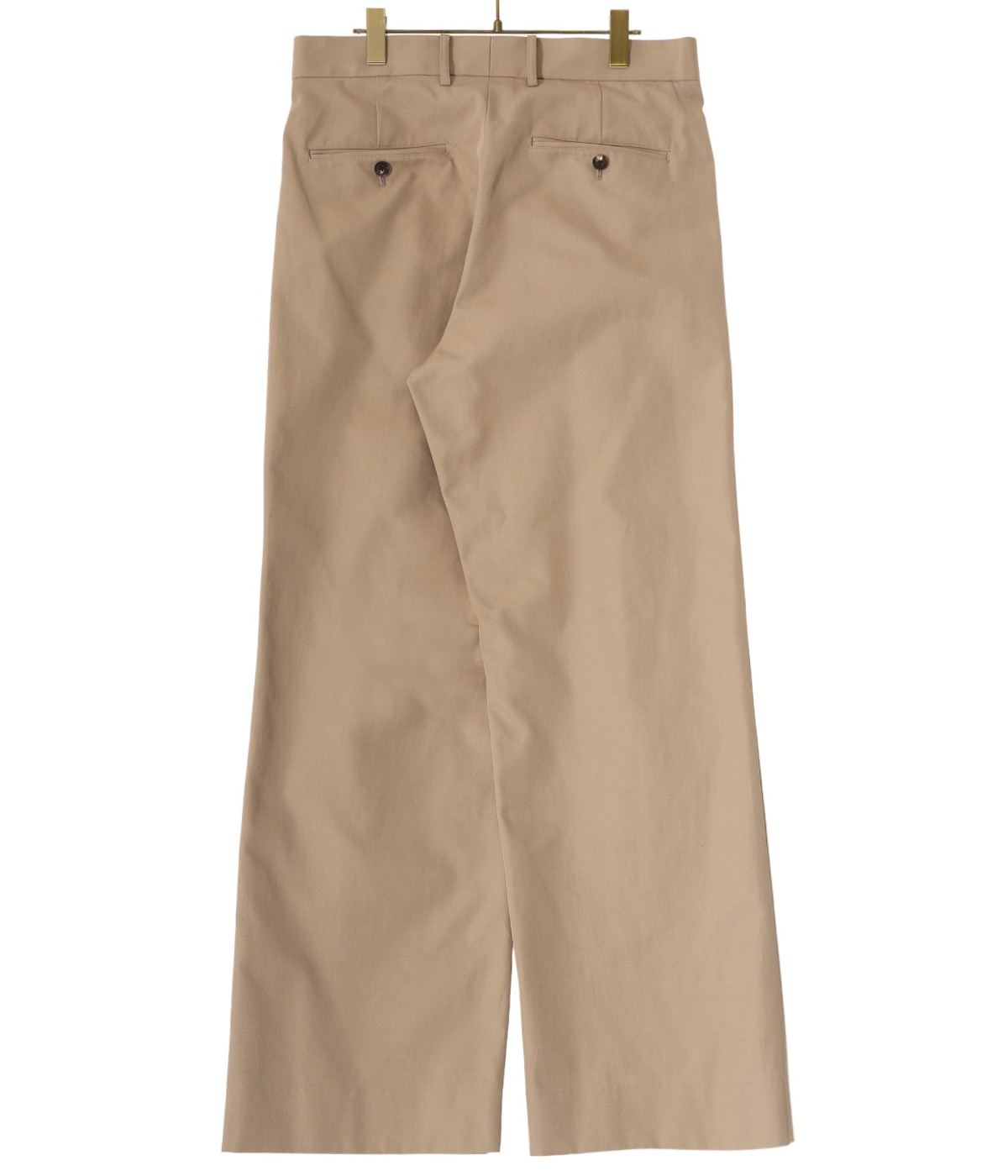 WIDE LEG TROUSER - COTTON GABADINE - | The CLASIK(ザ
