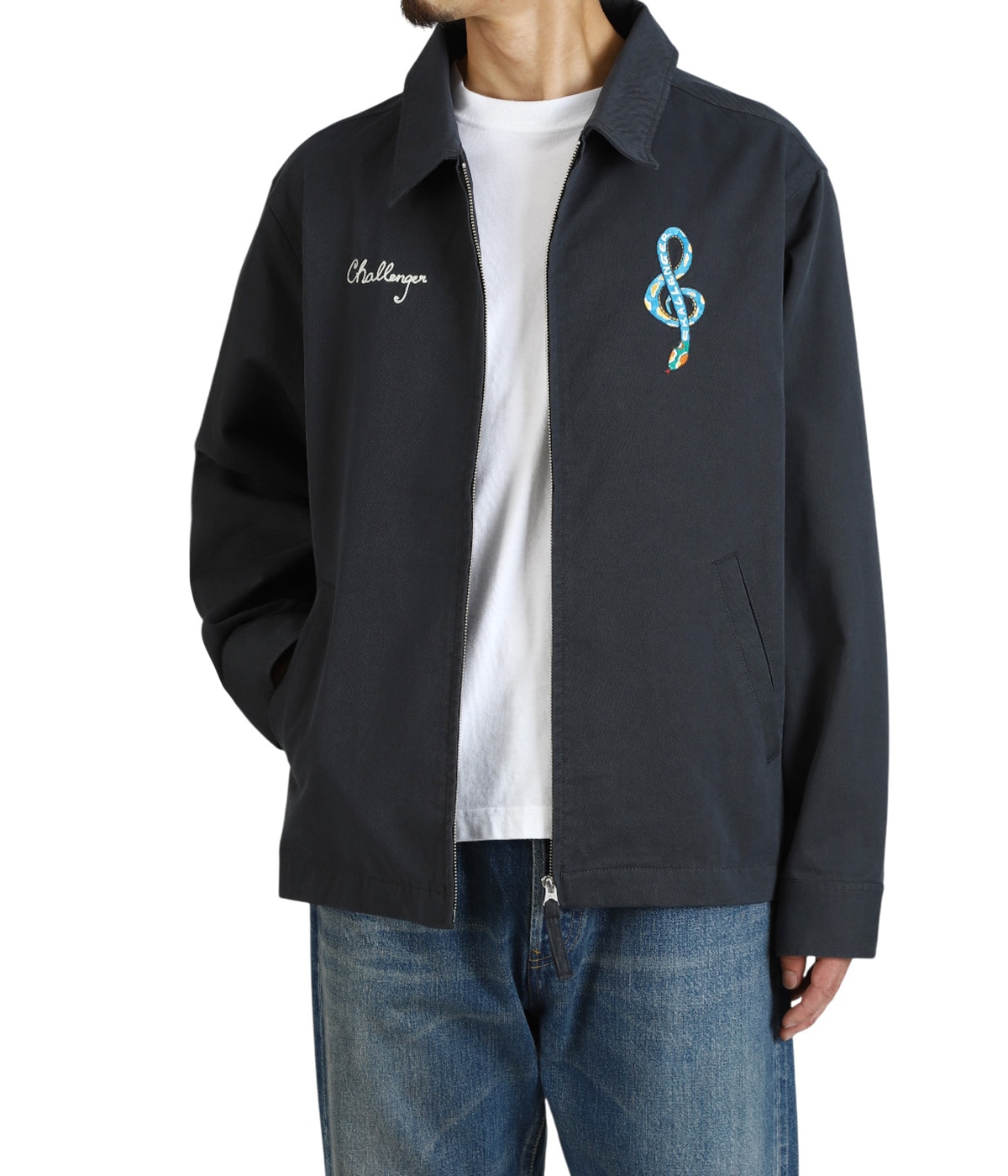 定価5.4万 チャレンジャー ウール ブルゾン 黒 L ジョーカー トランプ VIPER WALTZ JACKET | CHALLENGER(チャレンジャー) / アウター