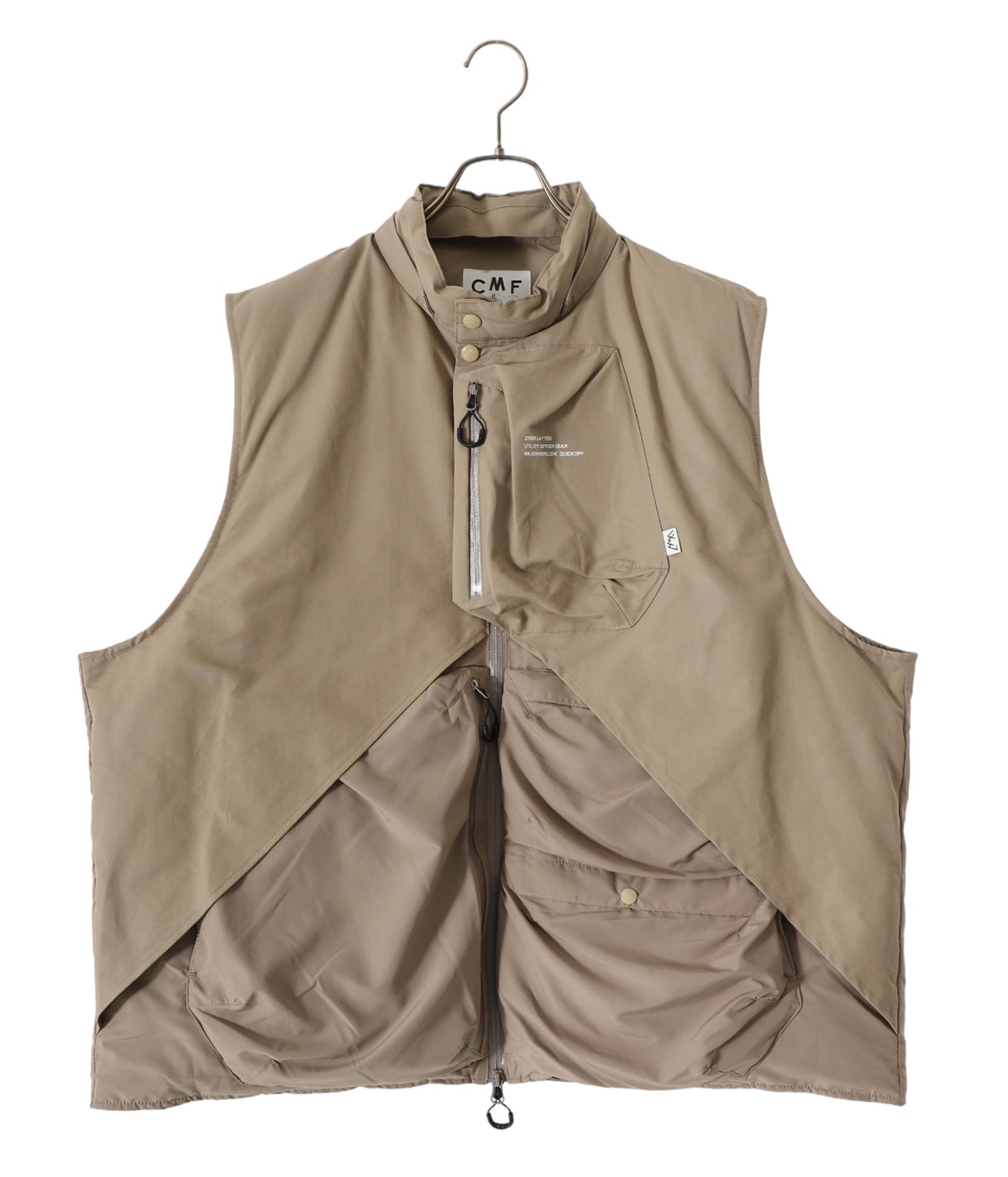 OVERLAY DOWN VEST | CMF OUTDOOR GARMENT(シーエムエフ
