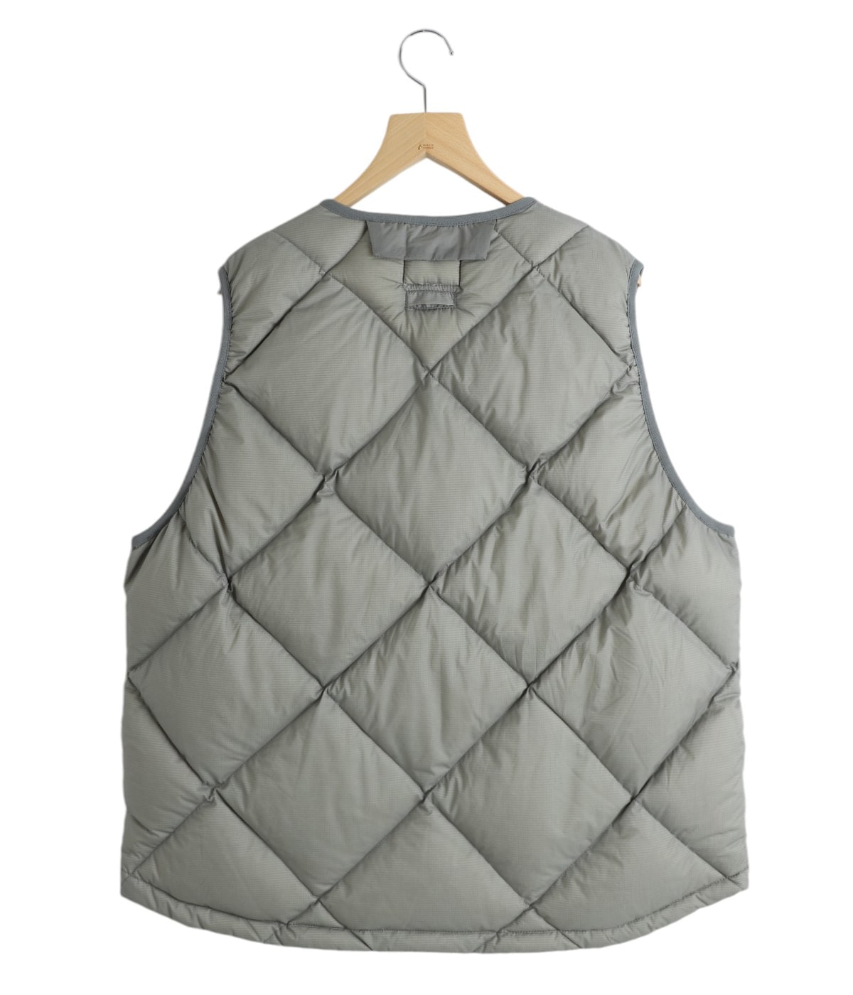 【JUN&ROPE】異素材コンビダウンベスト (Grey) B-HEATオーウェンストレッチ中綿ベスト｜MEN｜251GAC30-070H