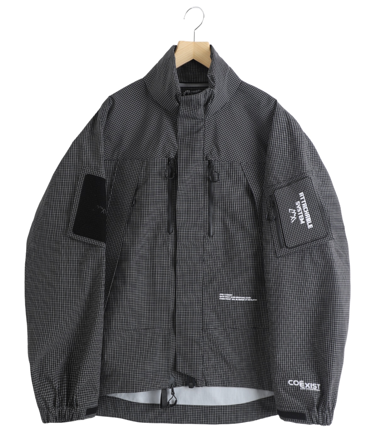 CMF ブラック ナイロンジャケット LEVEL6 MOD COEXIST | CMF OUTDOOR GARMENT(シーエムエフ