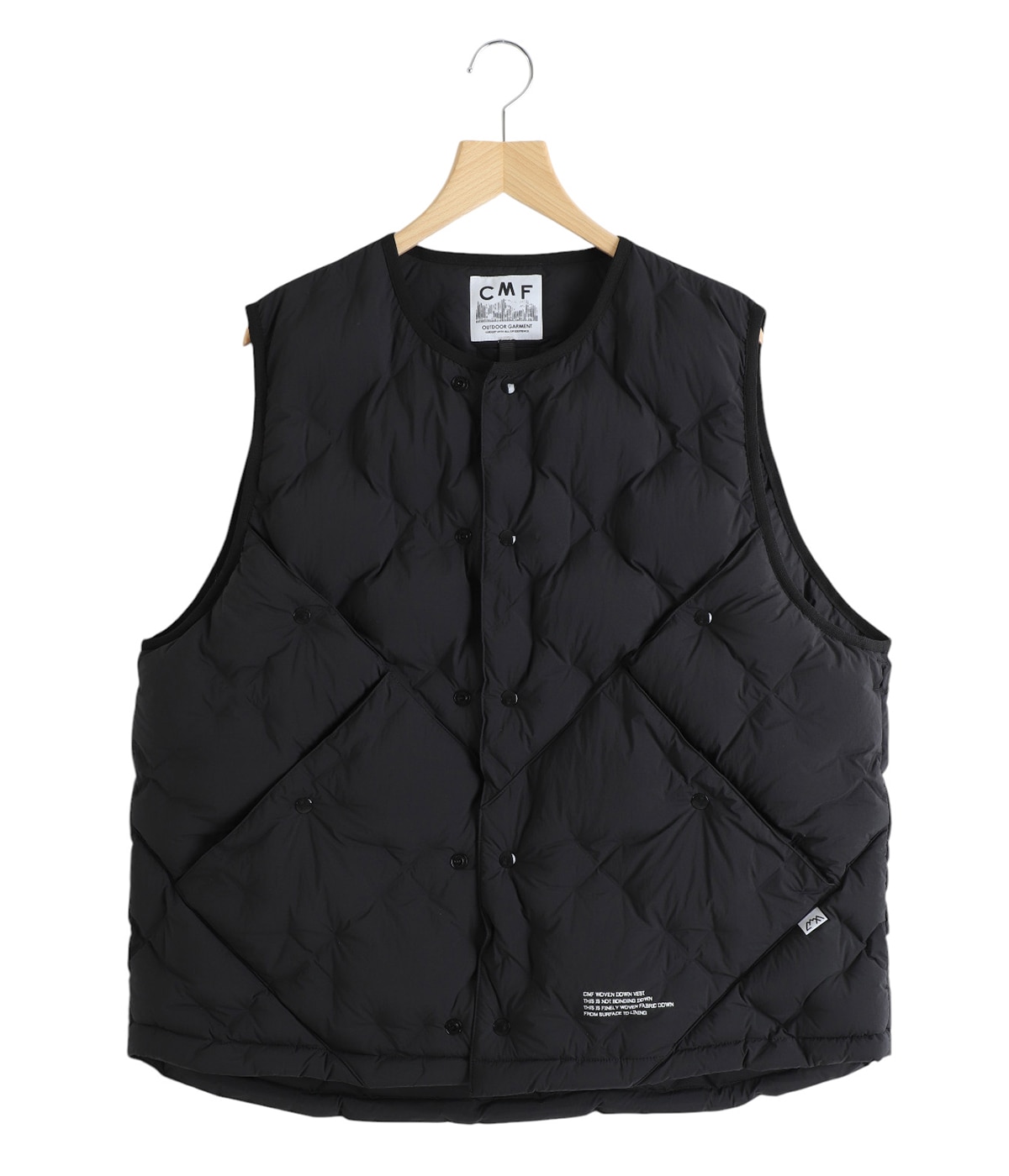 試着のみ　CMF ダウンベスト　M　CMF OUTDOOR GARMENT CMF OUTDOOR GARMENT 「OVERLAR DOWN VEST - ダウンベスト