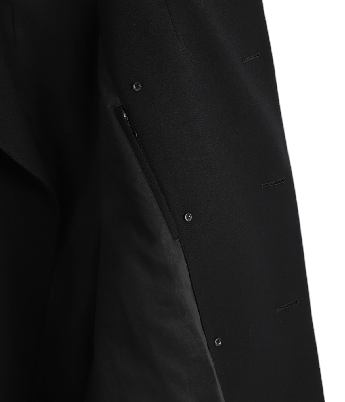 Arther TRENCH Gabardine Black | HEUGN(ユーゲン) / アウター