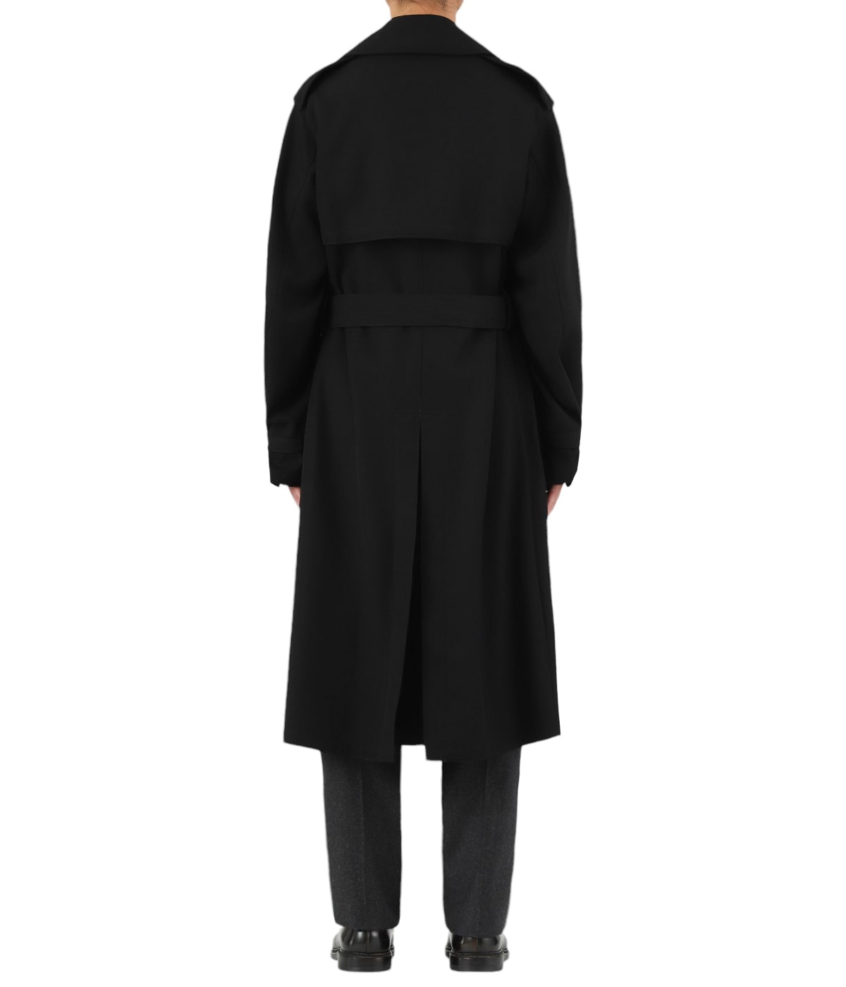 Arther TRENCH Gabardine Black | HEUGN(ユーゲン) / アウター