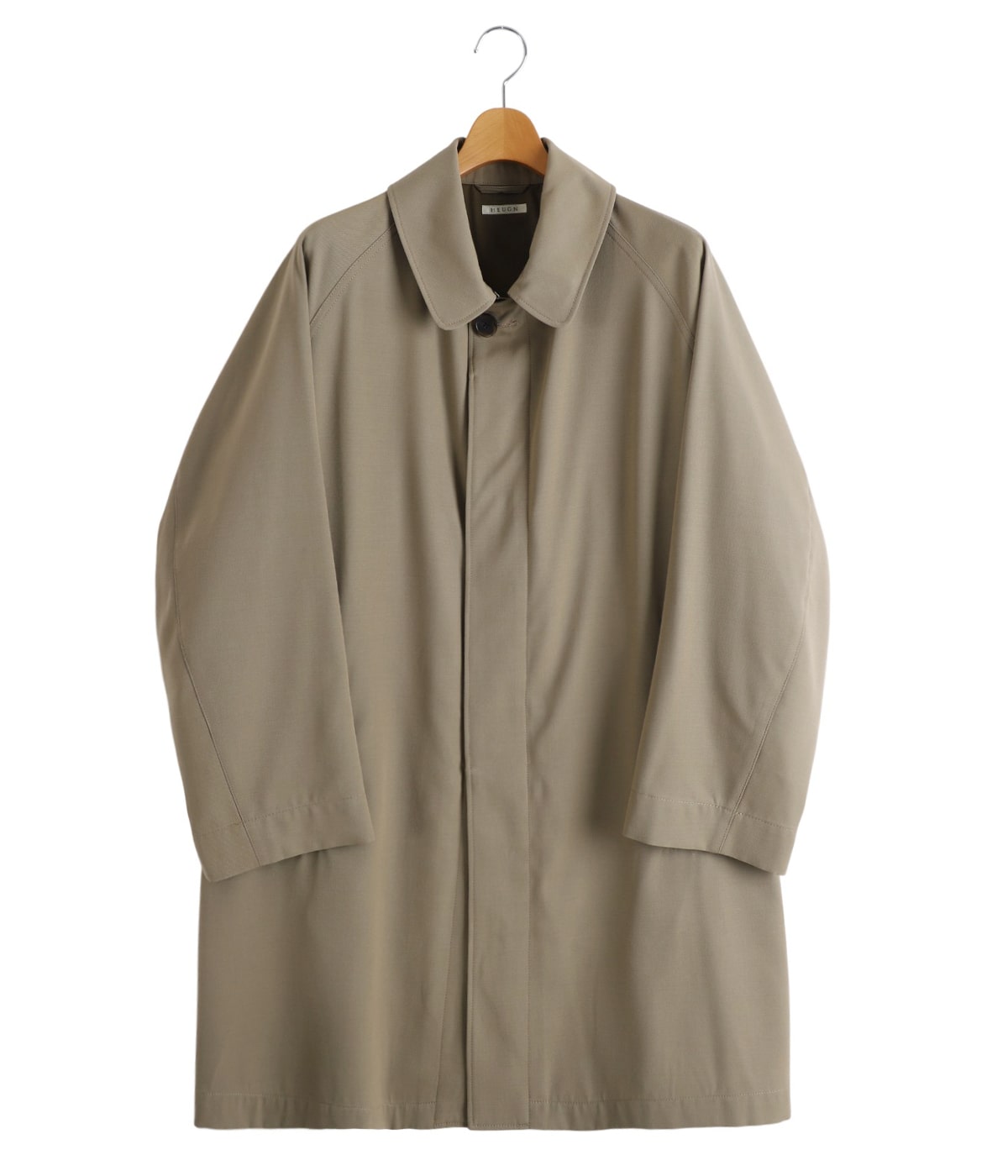 ユーゲン HEUGN  ステンカラーコート ベージュ 2 ユーゲン HEUGN ステンカラーコート ベージュ 2 美品】 HEUGN