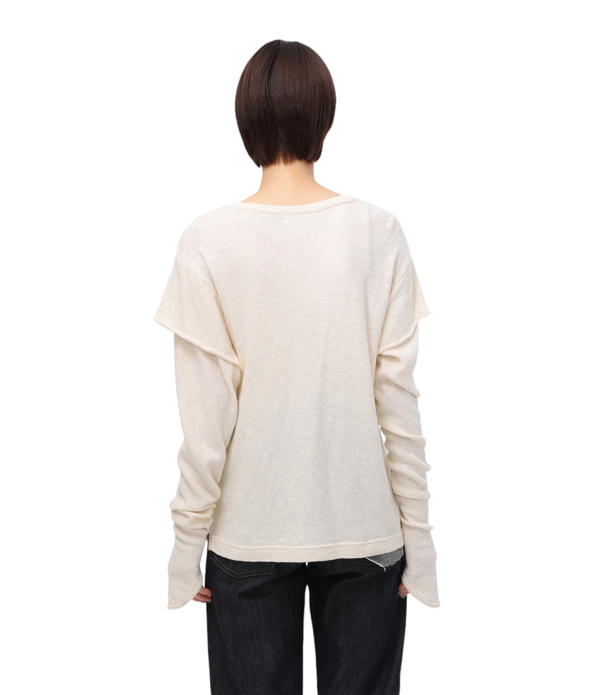 トップス FUMIKA_UCHIDA VICTORIAN SLEEVE SWEAT FUMIKA_UCHIDA [GAUZE JERSEY DOUBLE SLEEVE TOP] | LILLY DEL