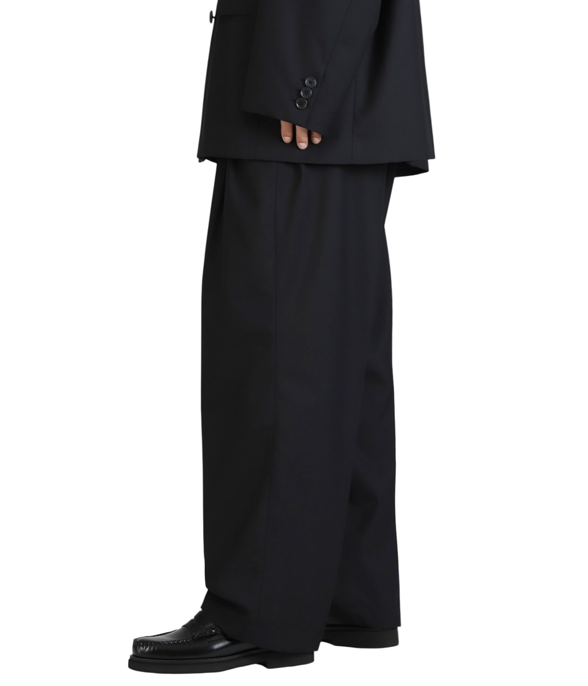 COOTIE PRODUCTIONS Polyester タックパンツ Ｍ 中古・古着通販】COOTIE PRODUCTIONS (クーティープロダクツ