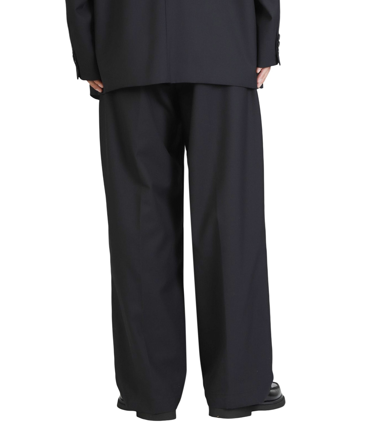 T/W Saxony 2 Tuck Wide Easy Trousers | COOTIE PRODUCTIONS