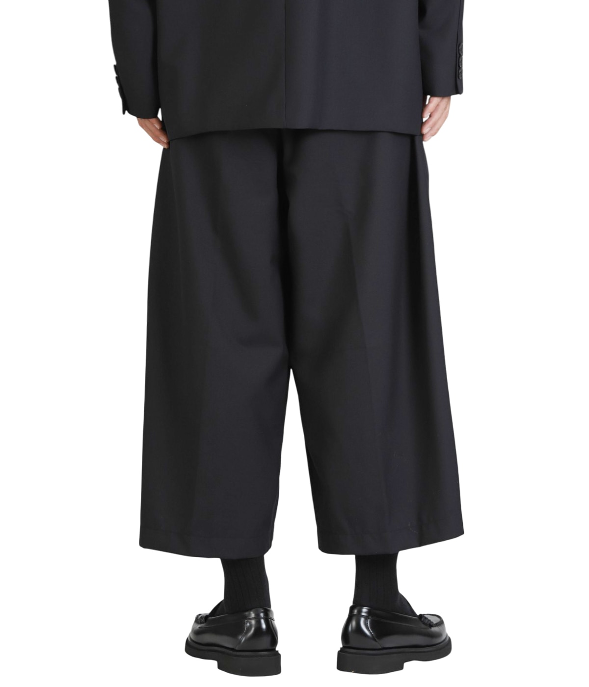 T/W Saxony Shin Cut Wide Easy Trousers | COOTIE PRODUCTIONS