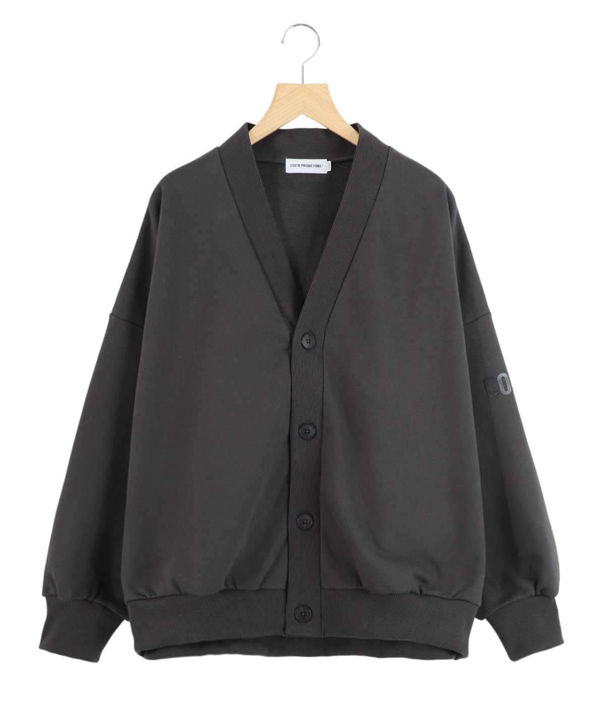 Chubby Sweat Cardigan　GRAY　Ｍサイズ Chubby Sweat Cardigan | COOTIE PRODUCTIONS(クーティー