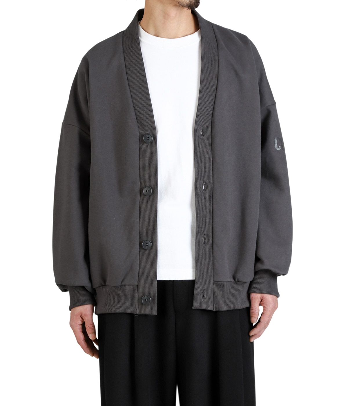 Chubby Sweat Cardigan　GRAY　Ｍサイズ Chubby Sweat Cardigan | COOTIE PRODUCTIONS(クーティー
