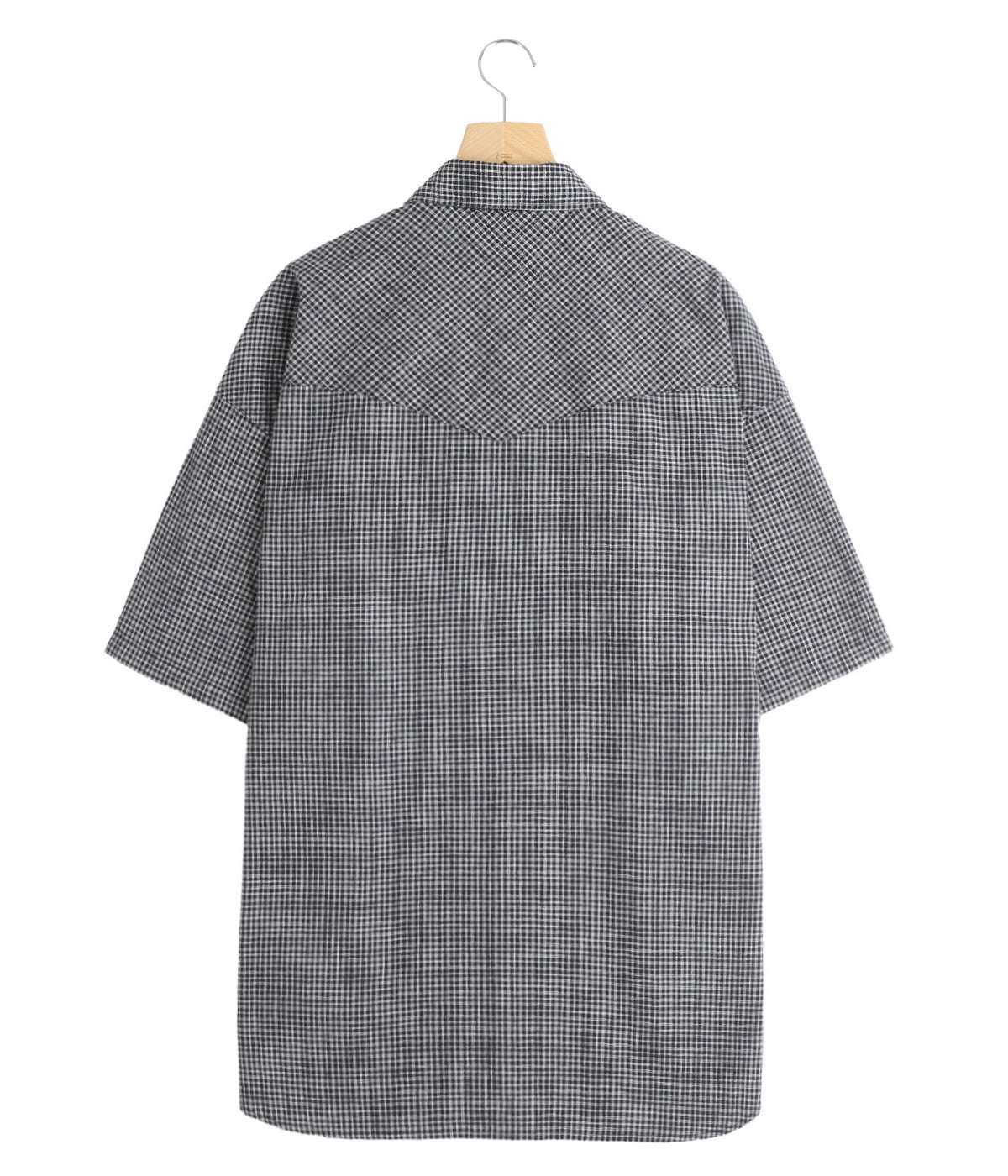 Dobby Gingham Check S/S Western Shirt | COOTIE PRODUCTIONS