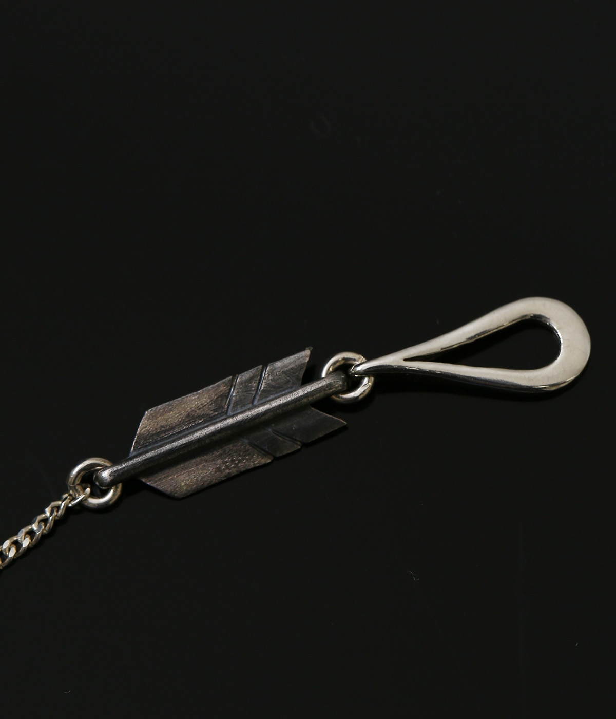 ARROW,SKINNY INFINITY HOOK CURB CHAIN -60cm- | LARRY SMITH