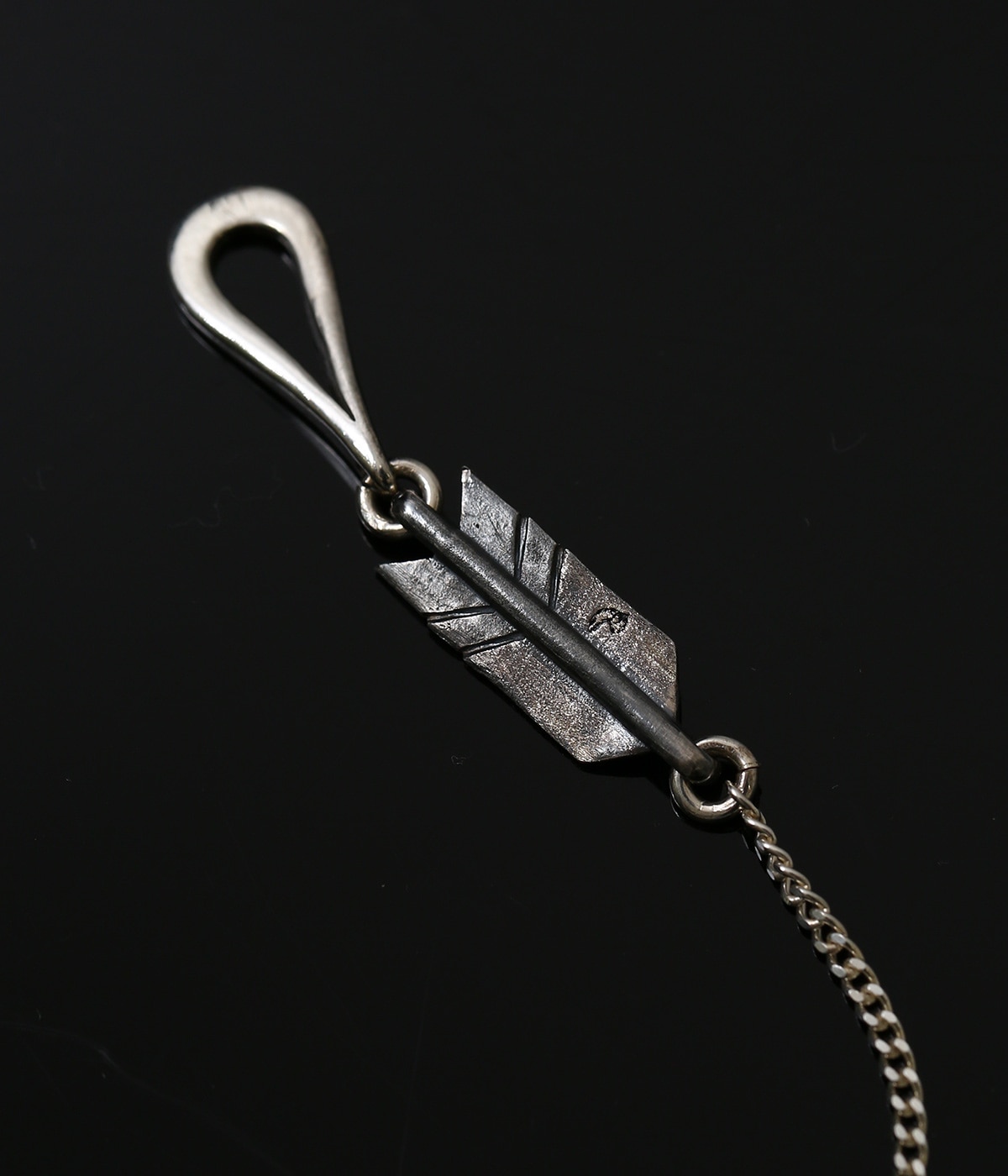 ラリースミス　フック　Mサイズ LARRY SMITH】 INFINITY HOOK CABLE CHAIN 60cm (18K GOLD HOOK