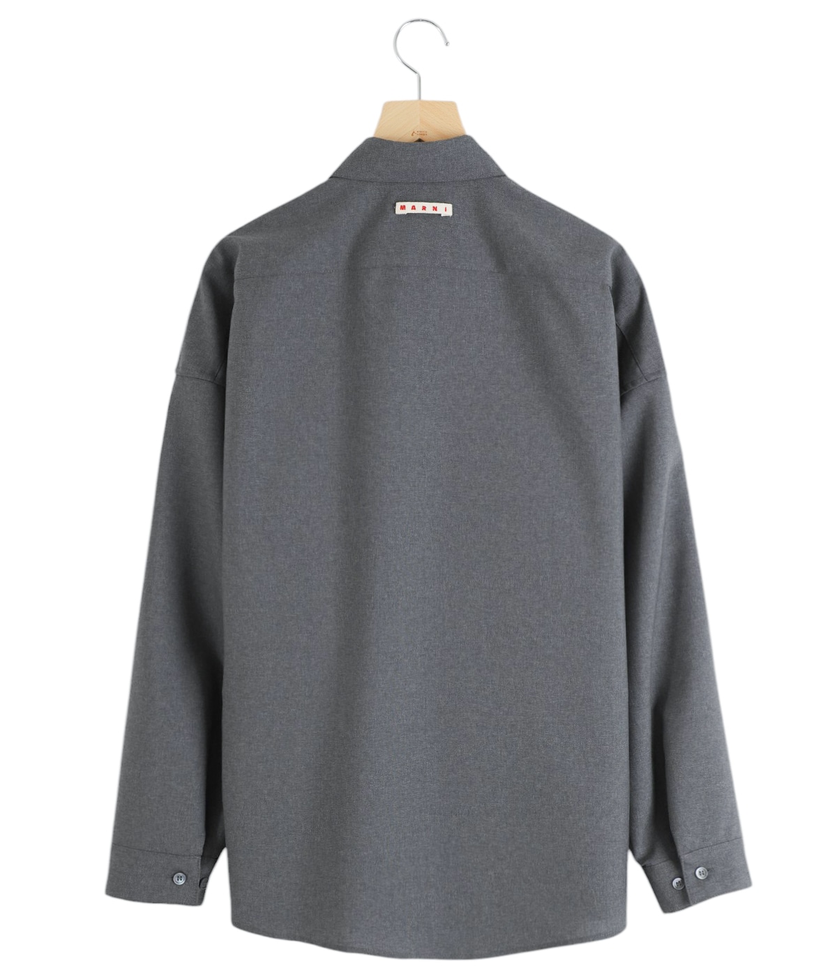 MARNI◆長袖シャツ/38/コットン/CML/CAMA0431QX// MARNI([イリョウ/フクショク]マルニ) / 長袖シャツ/38/コットン