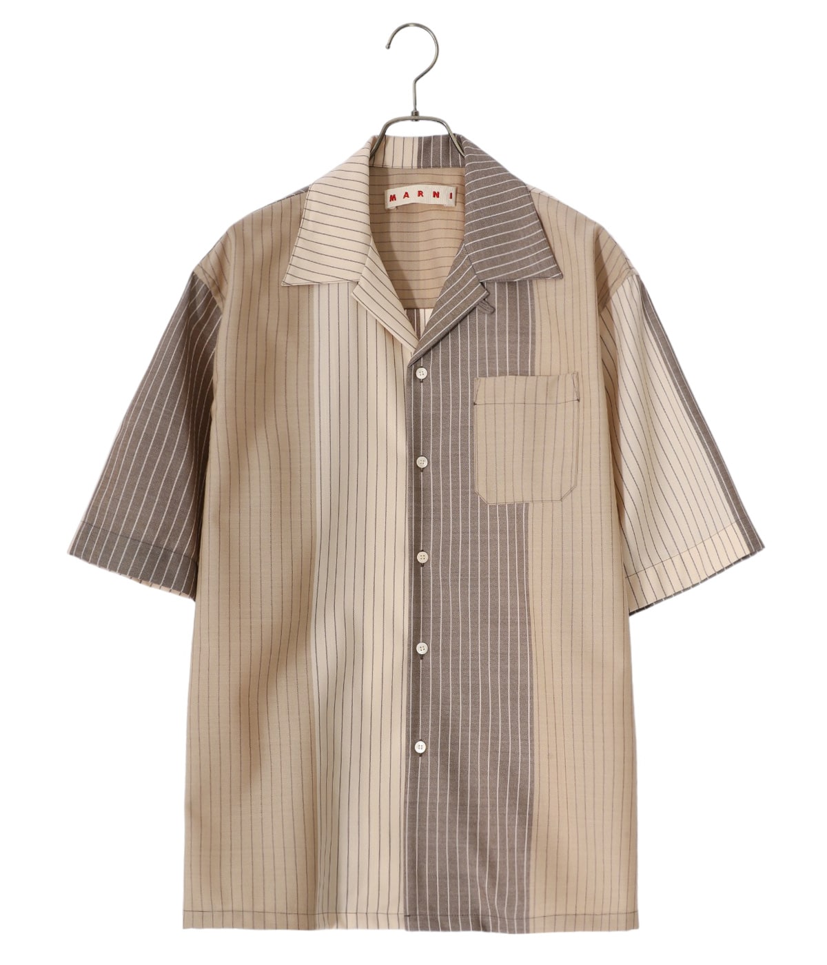 MARNI マルニ パンツ（その他） 茶 36(XS位) 2108425E0222 MARNI (マルニ) ロゴ総柄 ジップフライ ジーンズ MAPUJU0021A0