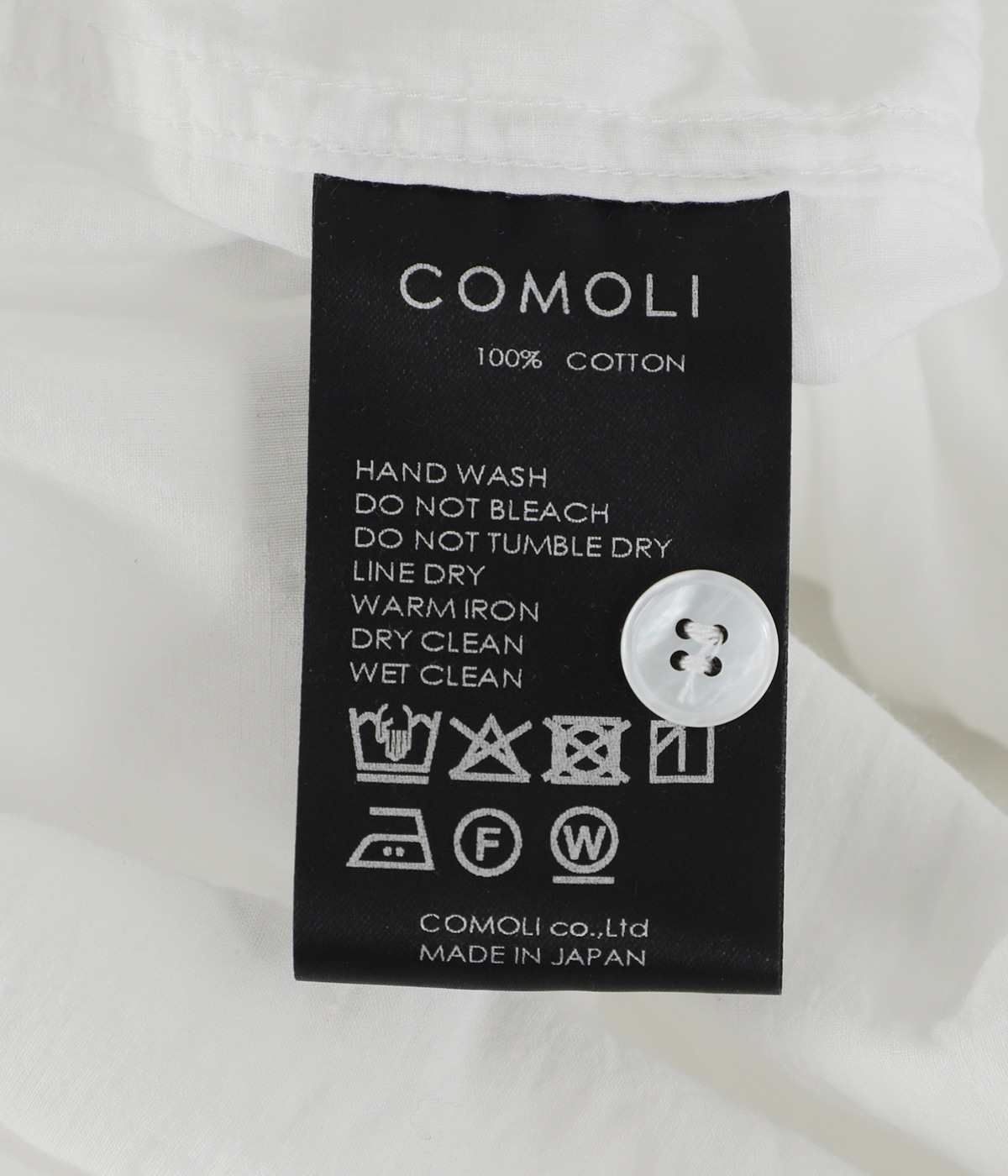 モスリン プルオーバーシャツ | COMOLI(コモリ) / トップス 長袖シャツ