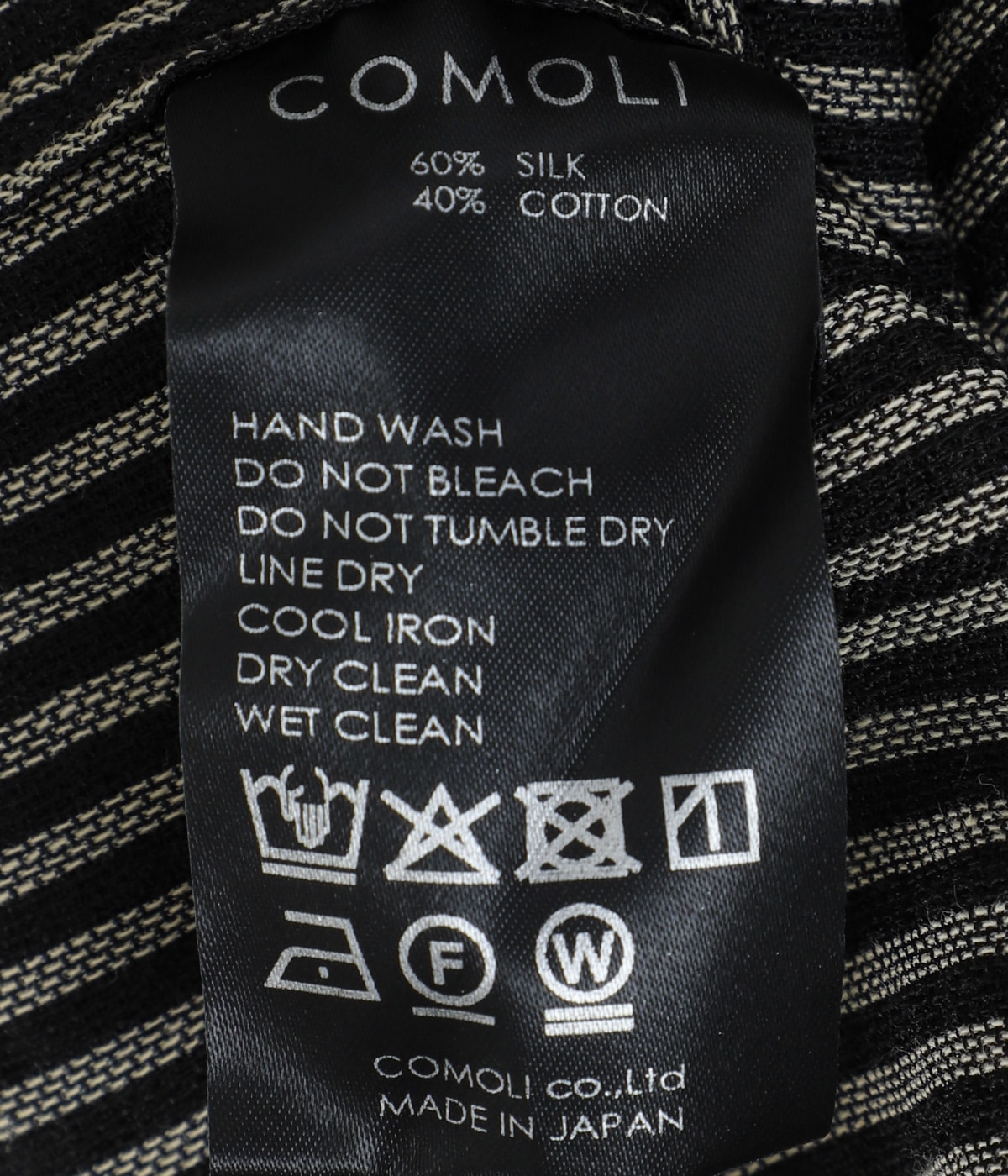 ストライプ スキッパーシャツ | COMOLI(コモリ) / トップス 長袖シャツ