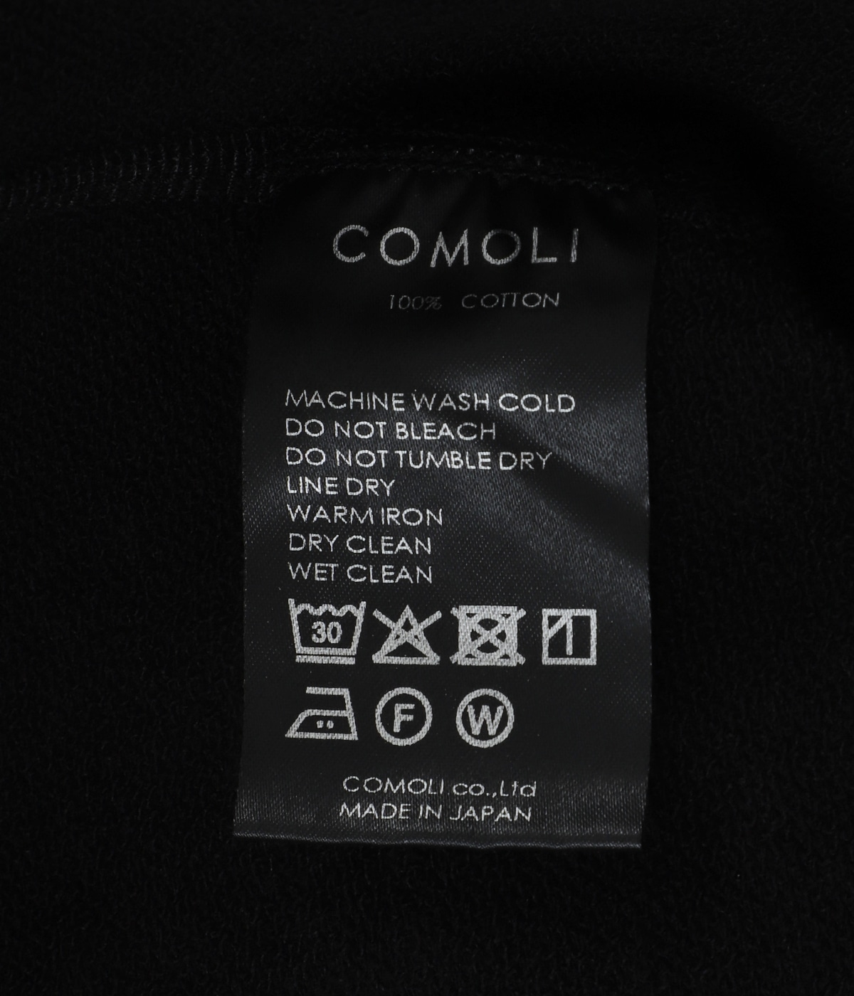 LWコットン裏毛 半袖クルー | COMOLI(コモリ) / トップス カットソー 